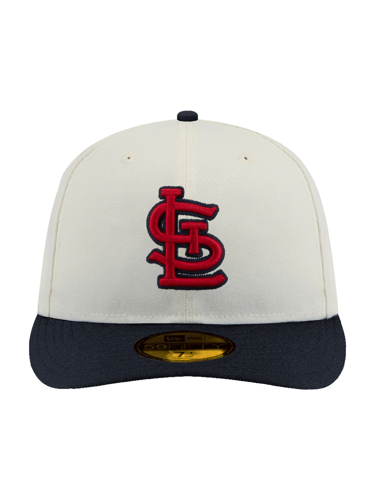 New Era Caps St Louis Cardinals New Era MLB Team 2 Tone 59FIFTY Pre-Curved Fitted Hat - Chrome