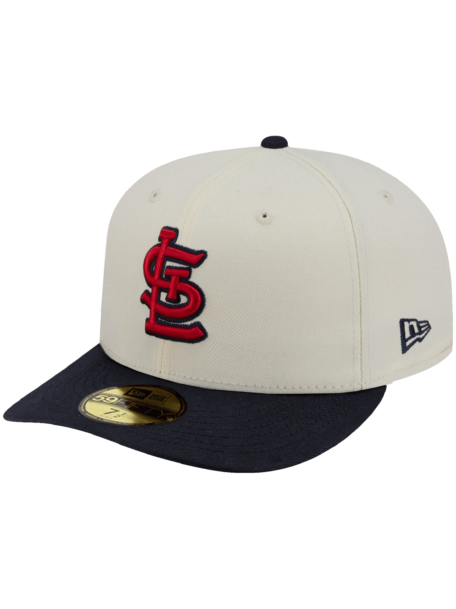 New Era Caps St Louis Cardinals New Era MLB Team 2 Tone 59FIFTY Pre-Curved Fitted Hat - Chrome