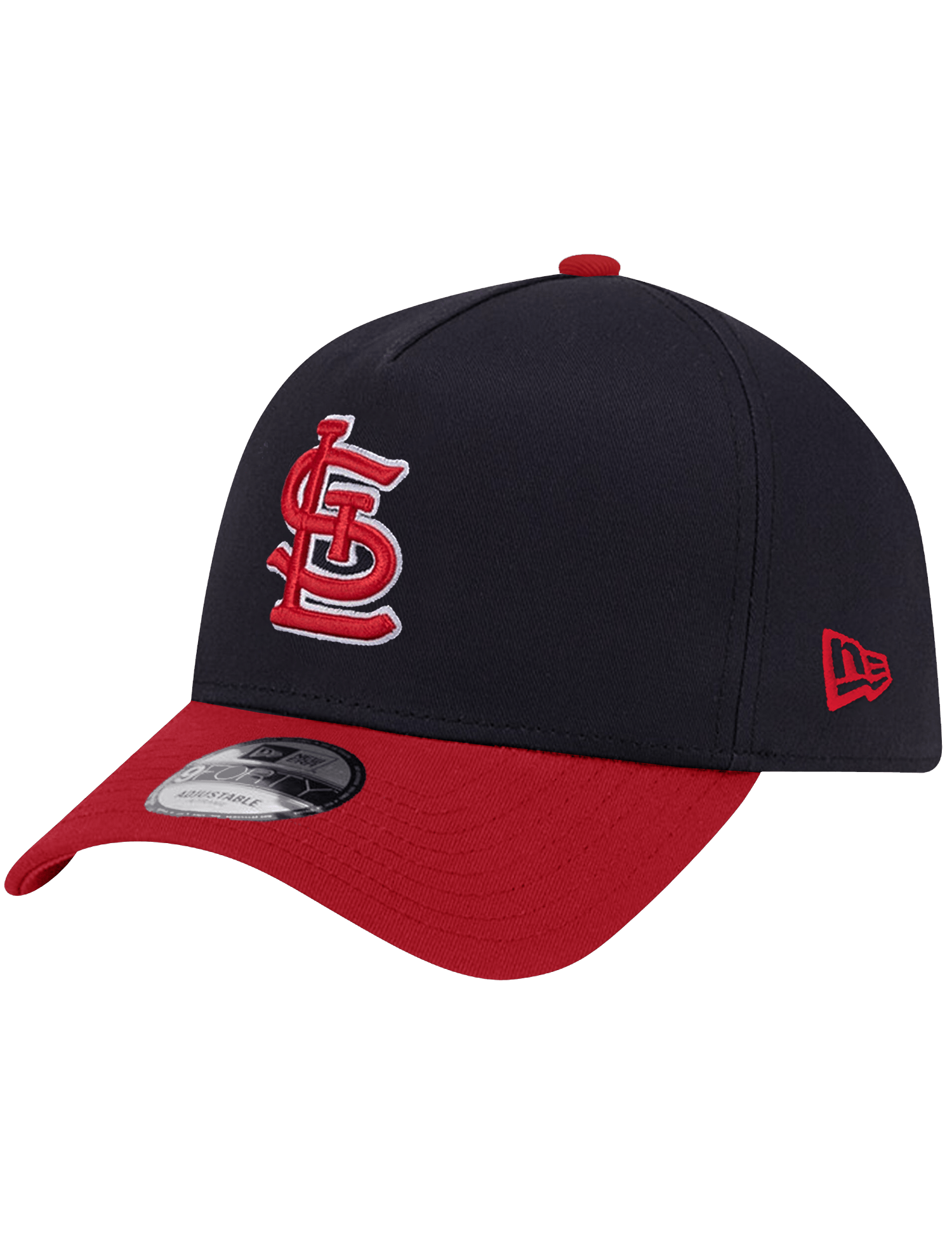 New Era Caps St Louis Cardinals New Era MLB Team Alt 9FORTY A-Frame Snapback Hat - Navy