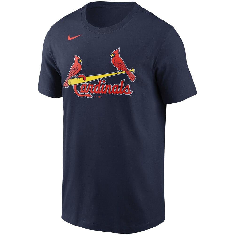 Nike T-Shirts St Louis Cardinals Nike MLB Team Wordmark T-Shirt - Navy