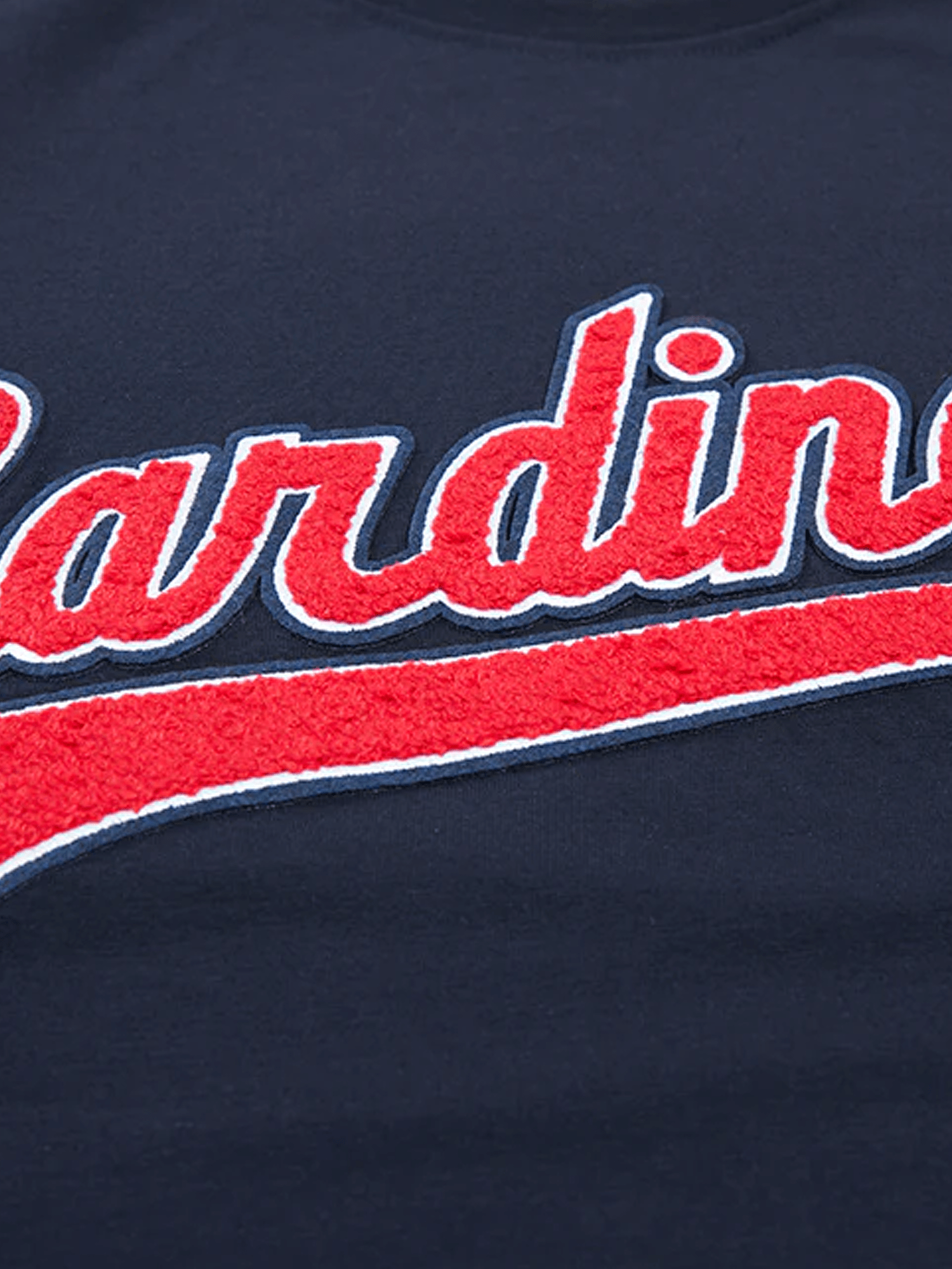 Pro Standard T-Shirts St Louis Cardinals Pro Standard MLB Team Chenille Flex T-Shirt - Navy