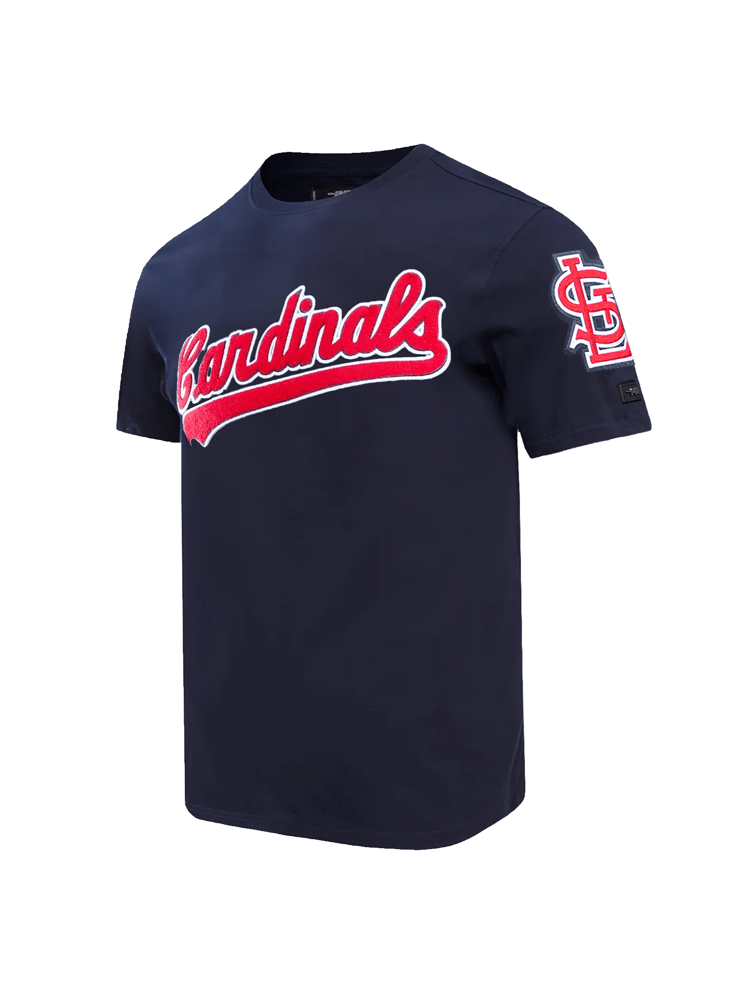 Pro Standard T-Shirts St Louis Cardinals Pro Standard MLB Team Chenille Flex T-Shirt - Navy