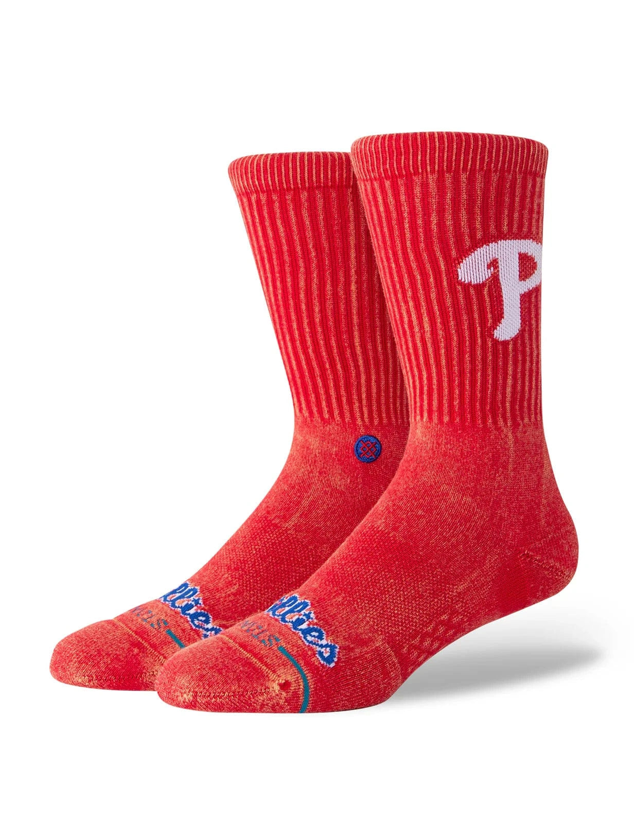 Philadelphia Phillies Stance MLB Fade Crew Socks - Faded Red