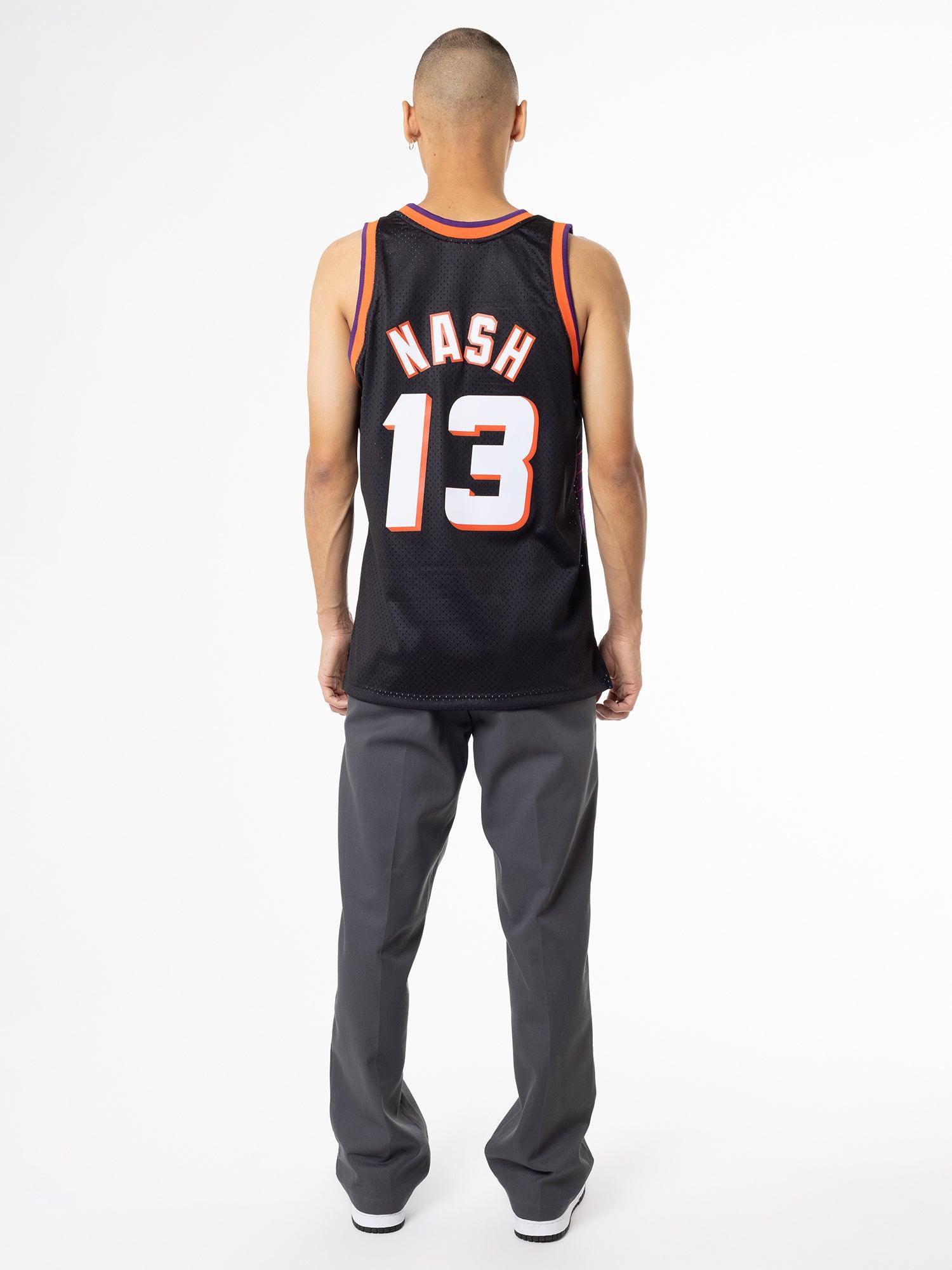 Mitchell And Ness Jerseys Steve Nash Phoenix Suns Mitchell & Ness NBA 96-97 Swingman Jersey - Black