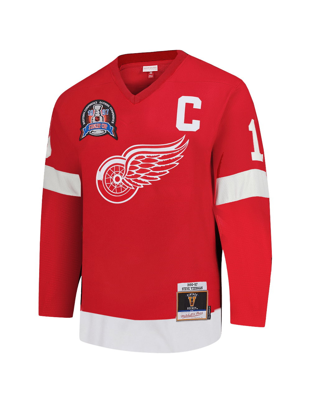 Mitchell And Ness Jerseys Steve Yzerman Detroit Red Wings Mitchell & Ness NHL 96 Power Play Jersey - Red
