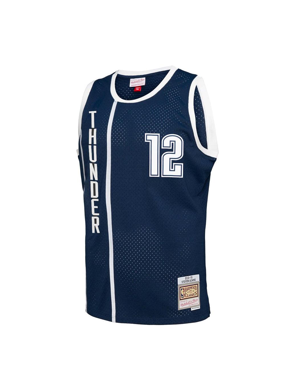 Mitchell And Ness Jerseys Steven Adams Oklahoma City Thunder Mitchell & Ness NBA 15-16 Swingman Jersey - Navy