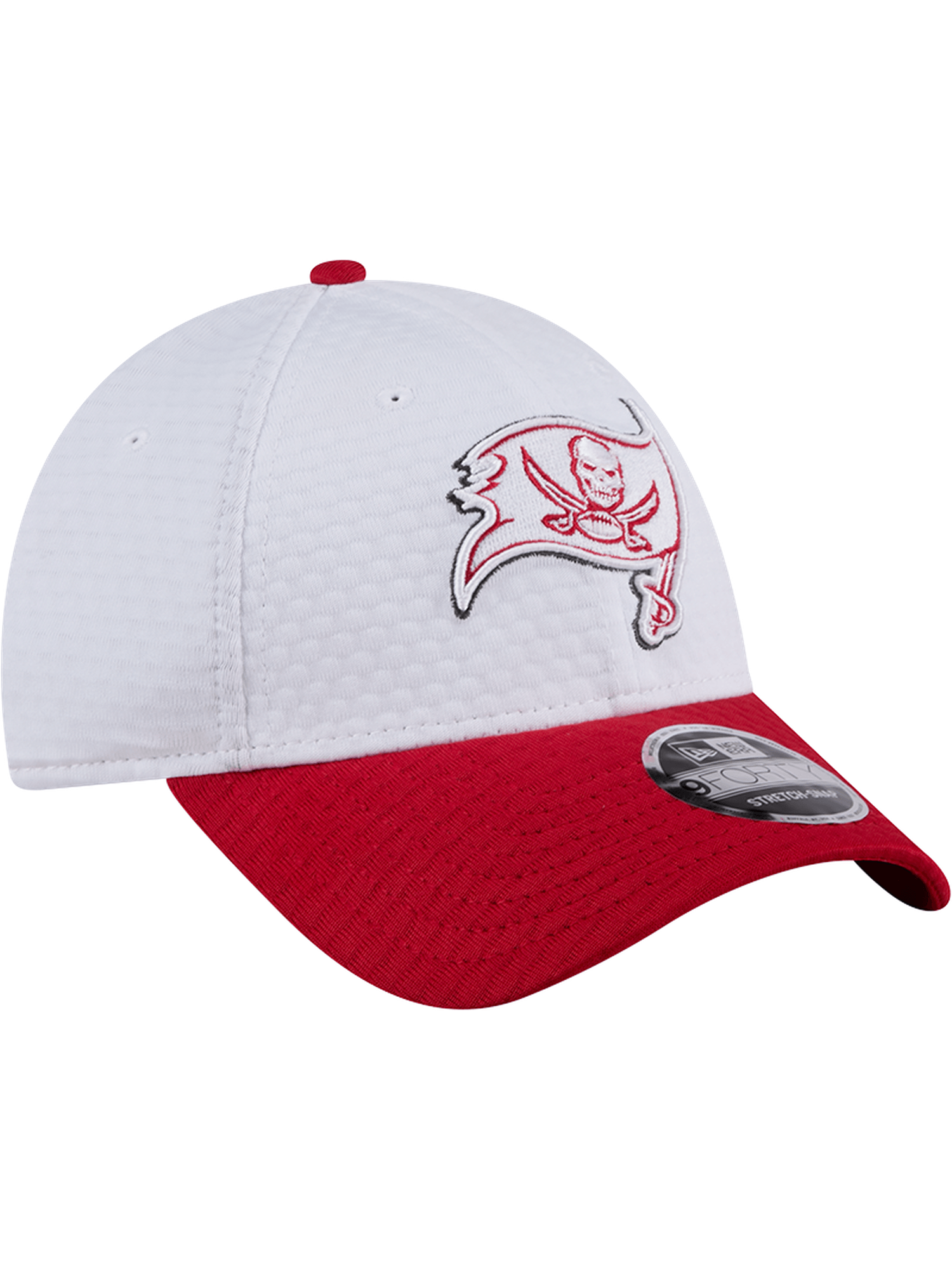 New Era Caps Tampa Bay Buccaneers New Era NFL 24 Training 9FORTY Stretch-Snapback Hat - White
