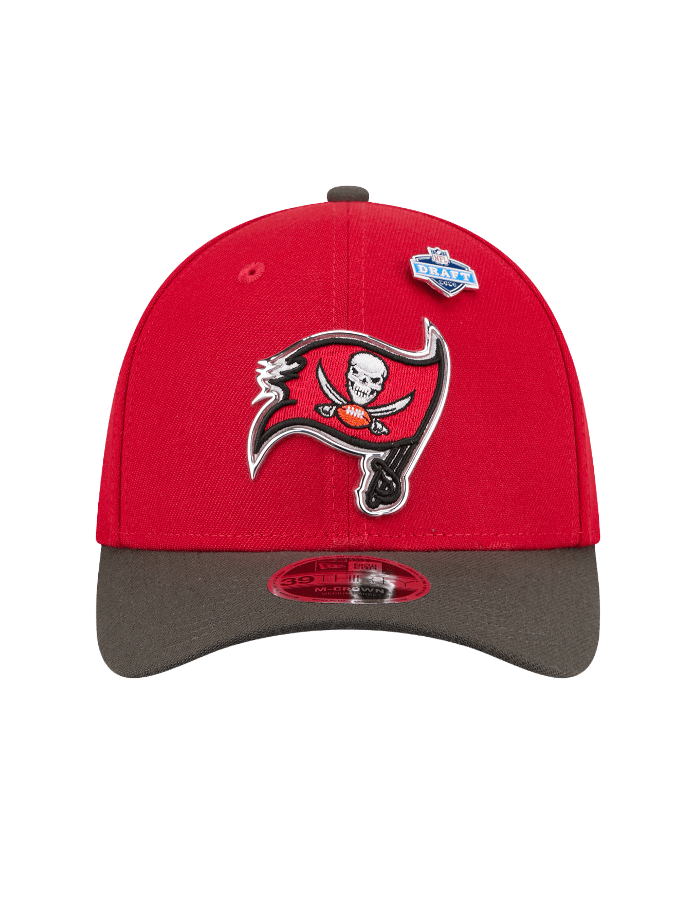 New Era Caps M/L Tampa Bay Buccaneers New Era NFL Draft 26 39THIRTY M-Crown Stretch-Fit Hat