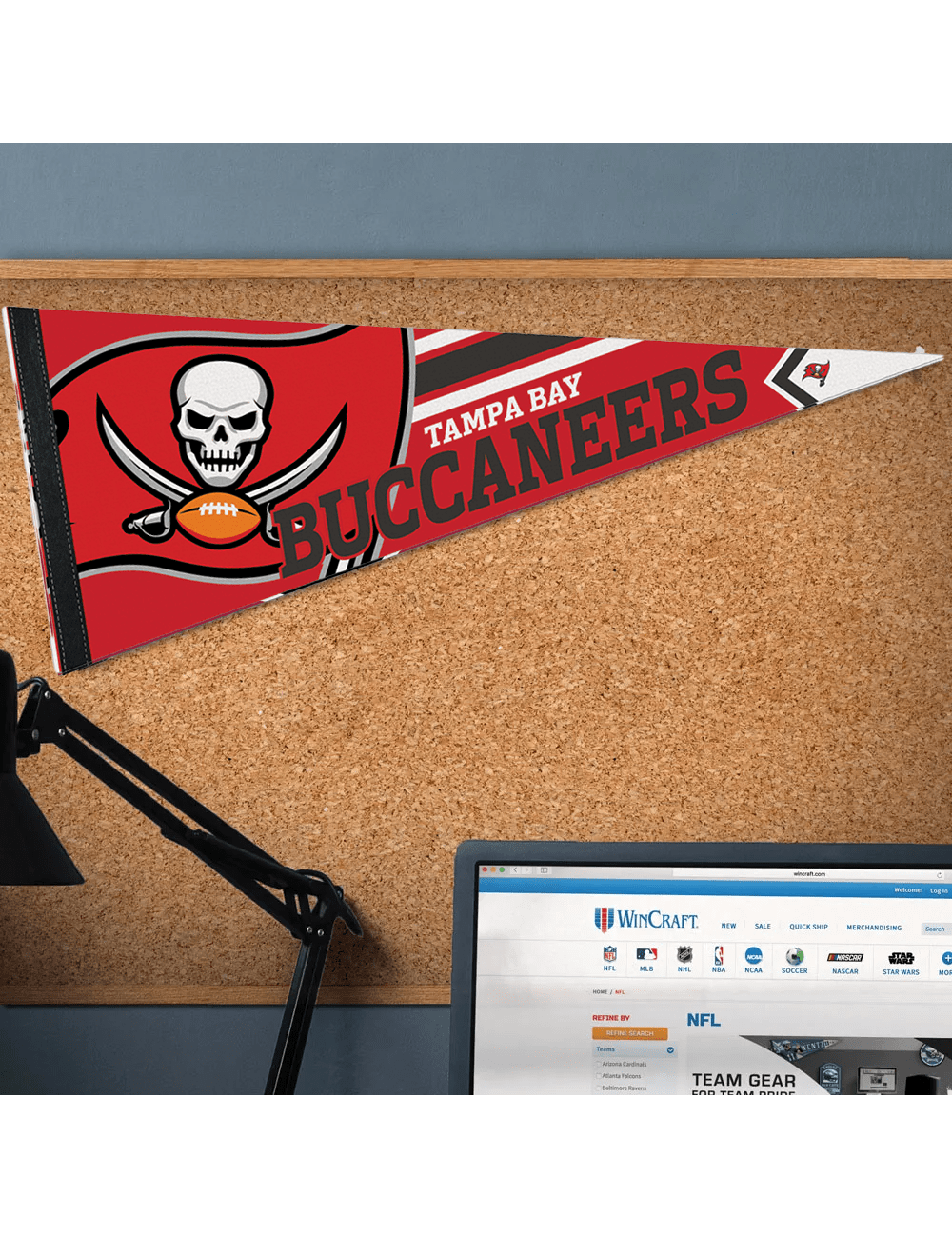 Wincraft Accessories Tampa Bay Buccaneers Wincraft NFL Team Premium 12" x 30" Pennant