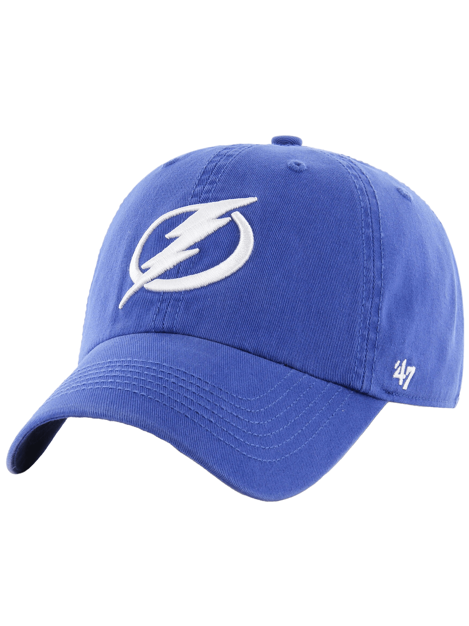 47 Brand Caps Tampa Bay Lightning '47 NHL Team Clean Up Strapback Hat - Blue
