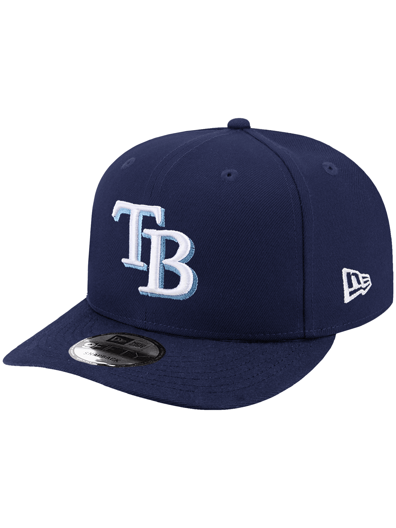 New Era Caps OSFA Tampa Bay Rays New Era MLB Team 9FIFTY Pre-Curved Snapback Hat - Light Navy
