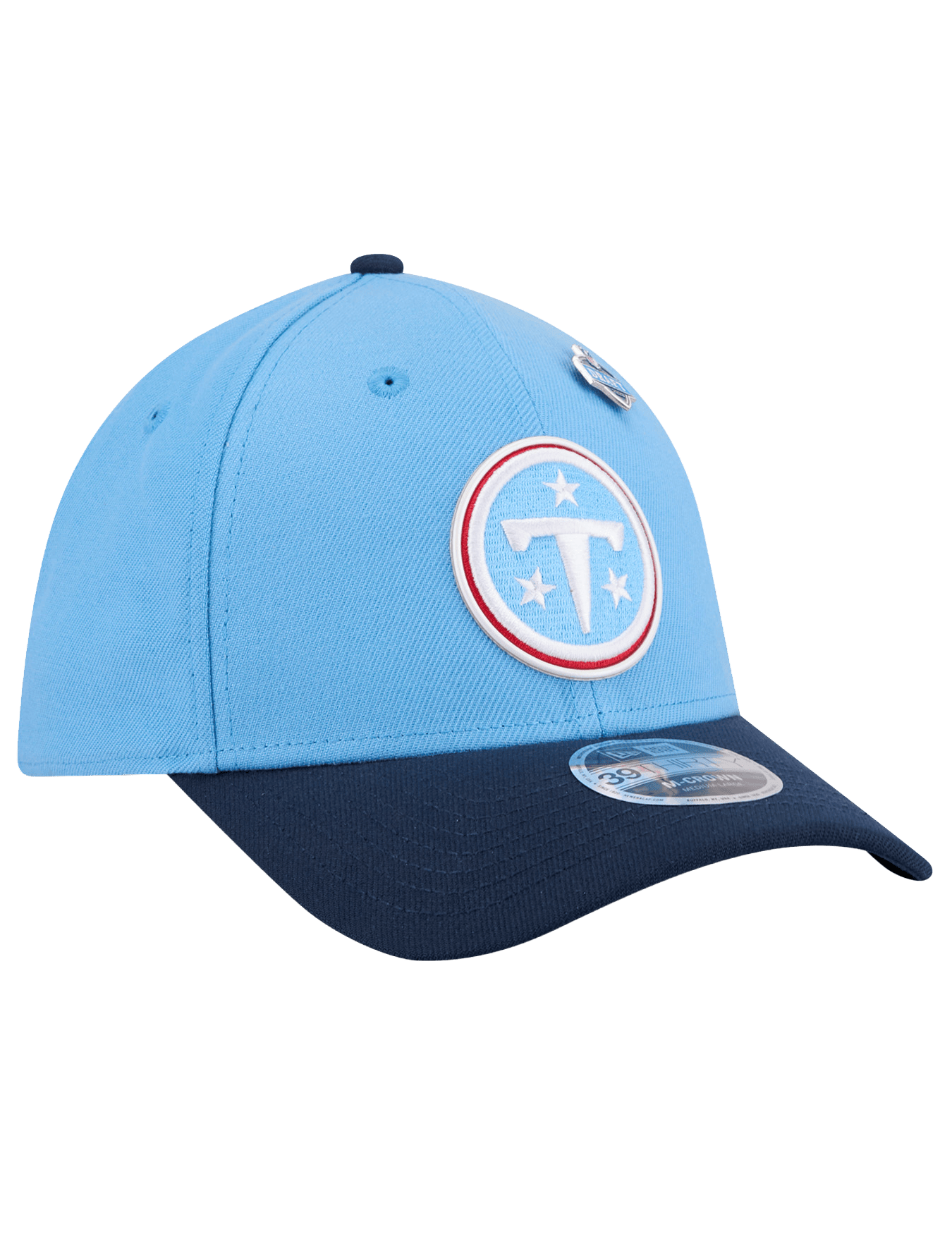 New Era Caps M/L Tennessee Titans New Era NFL Draft 26 39THIRTY M-Crown Stretch-Fit Hat