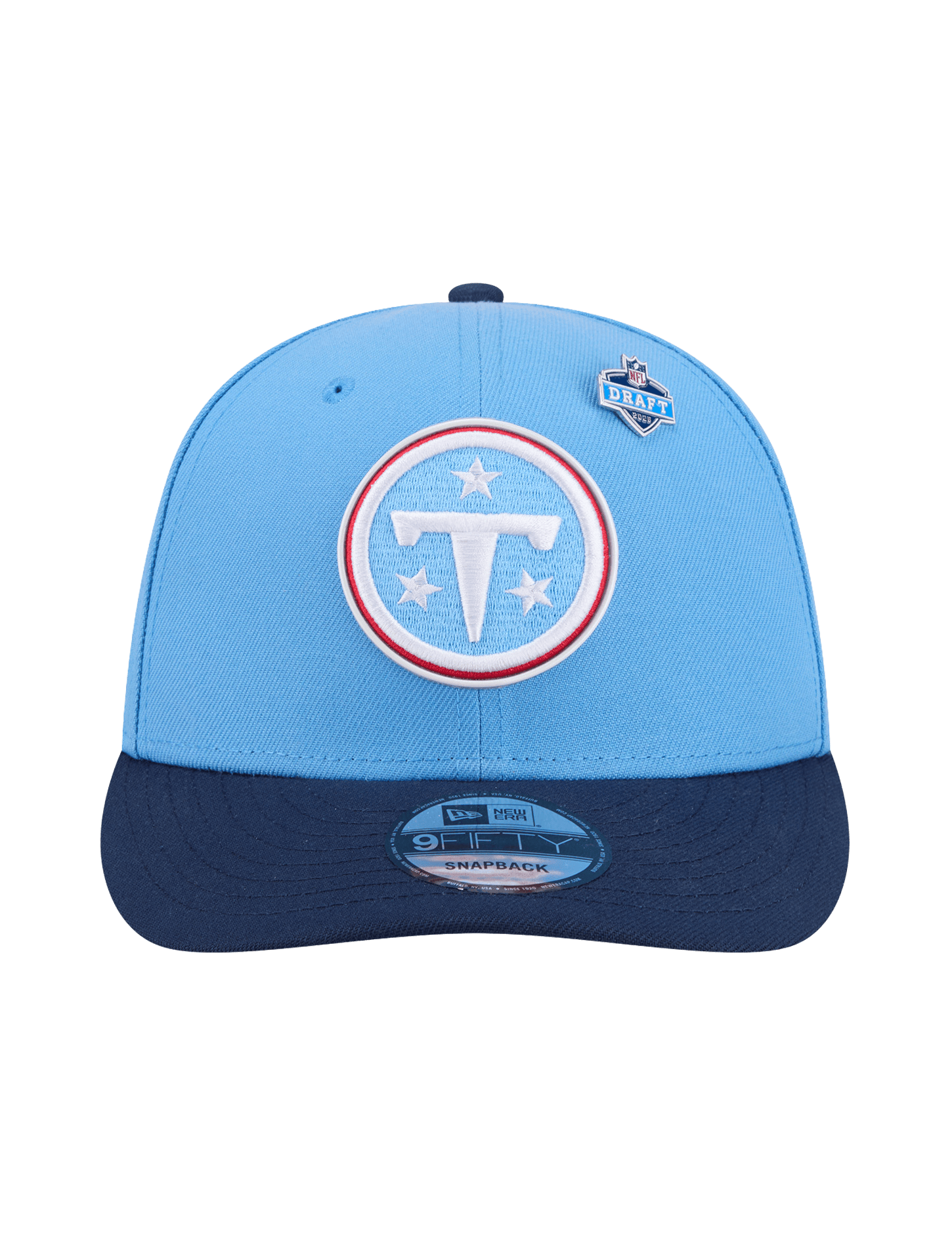 New Era Caps OSFM Tennessee Titans New Era NFL Draft 26 9FIFTY Pre-Curved Snapback Hat