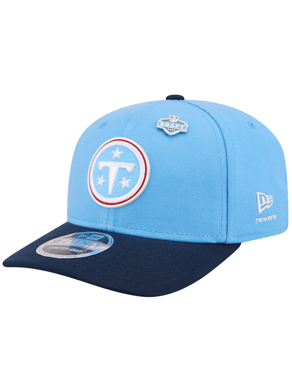 New Era Caps OSFM Tennessee Titans New Era NFL Draft 26 9SEVENTY Stretch-Snapback Hat