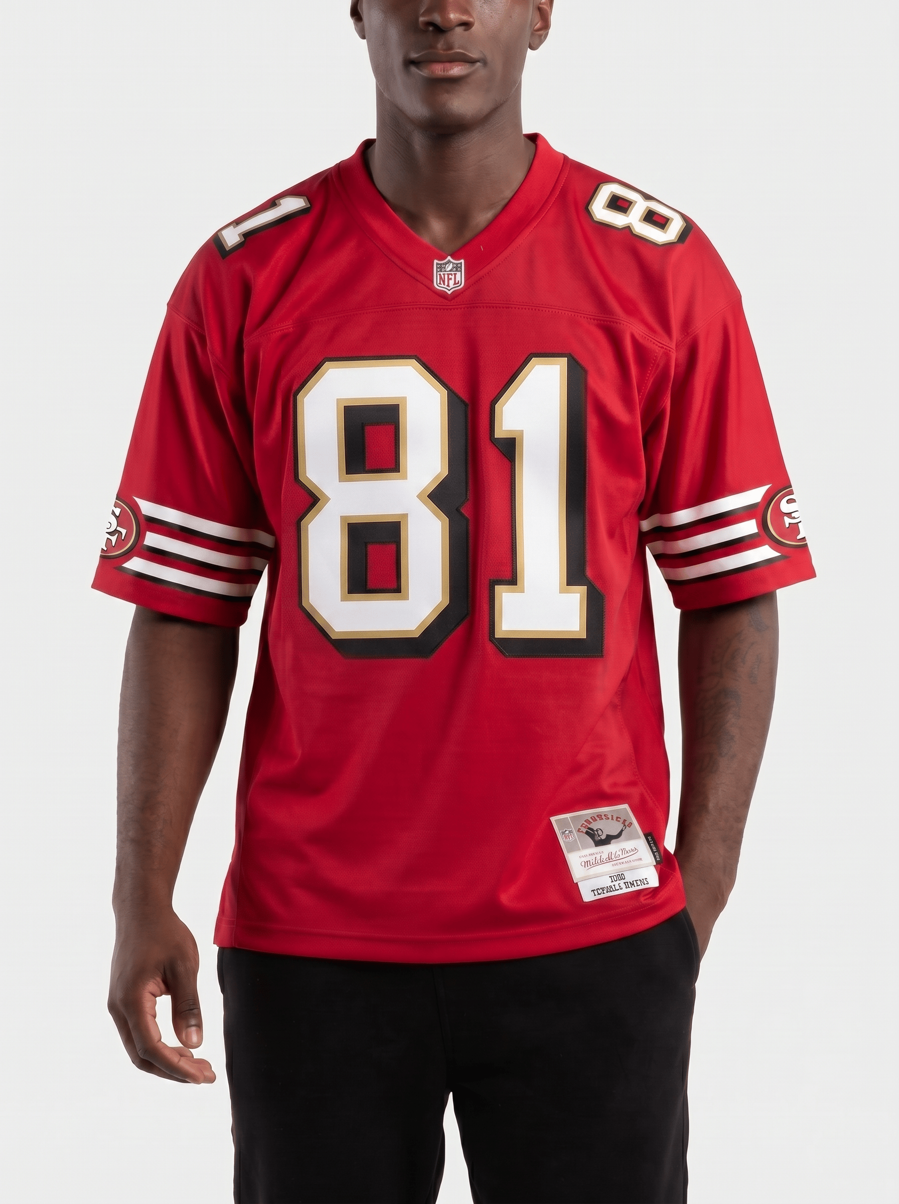 Mitchell And Ness Jerseys Terrell Owens San Francisco 49ers Mitchell & Ness NFL 1996 Legacy Jersey - Red