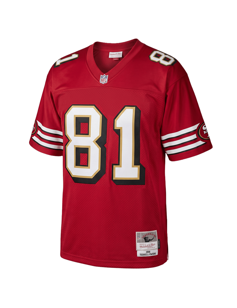 Mitchell And Ness Jerseys Terrell Owens San Francisco 49ers Mitchell & Ness NFL 1996 Legacy Jersey - Red