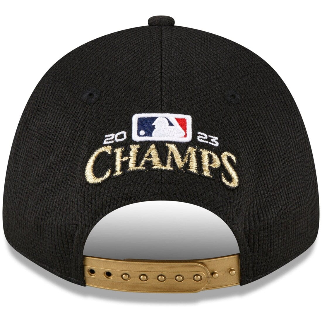 New Era Caps Texas Rangers New Era MLB 23 World Series Champs 9FORTY Snapback Hat - Black