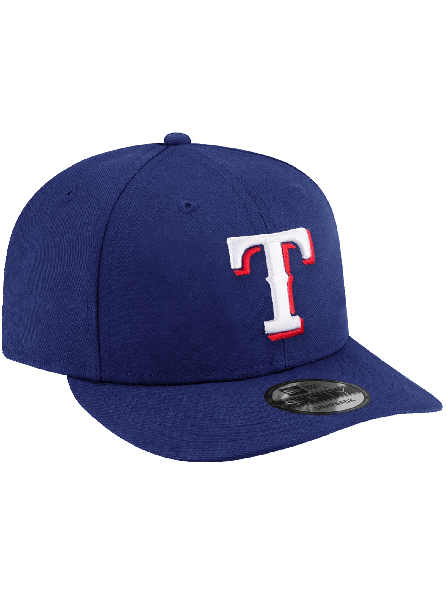 New Era Caps Texas Rangers New Era MLB Team Pre-Curved 9FIFTY Snapback Hat - Blue