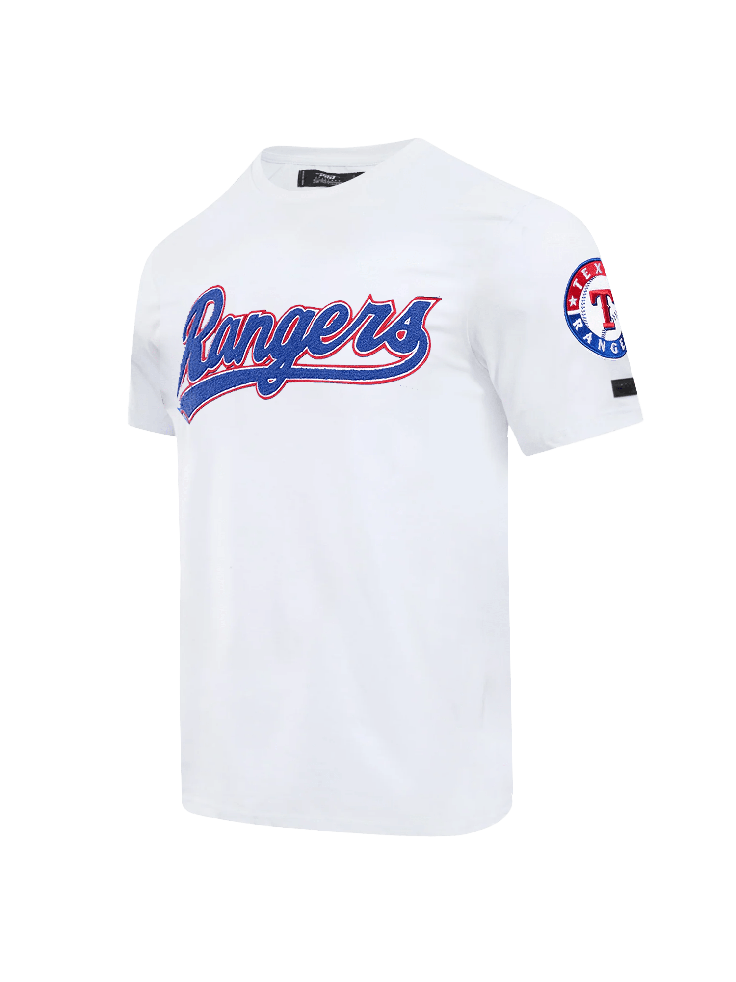 Pro Standard T-Shirts Texas Rangers Pro Standard MLB Team Chenille Flex T-Shirt - White