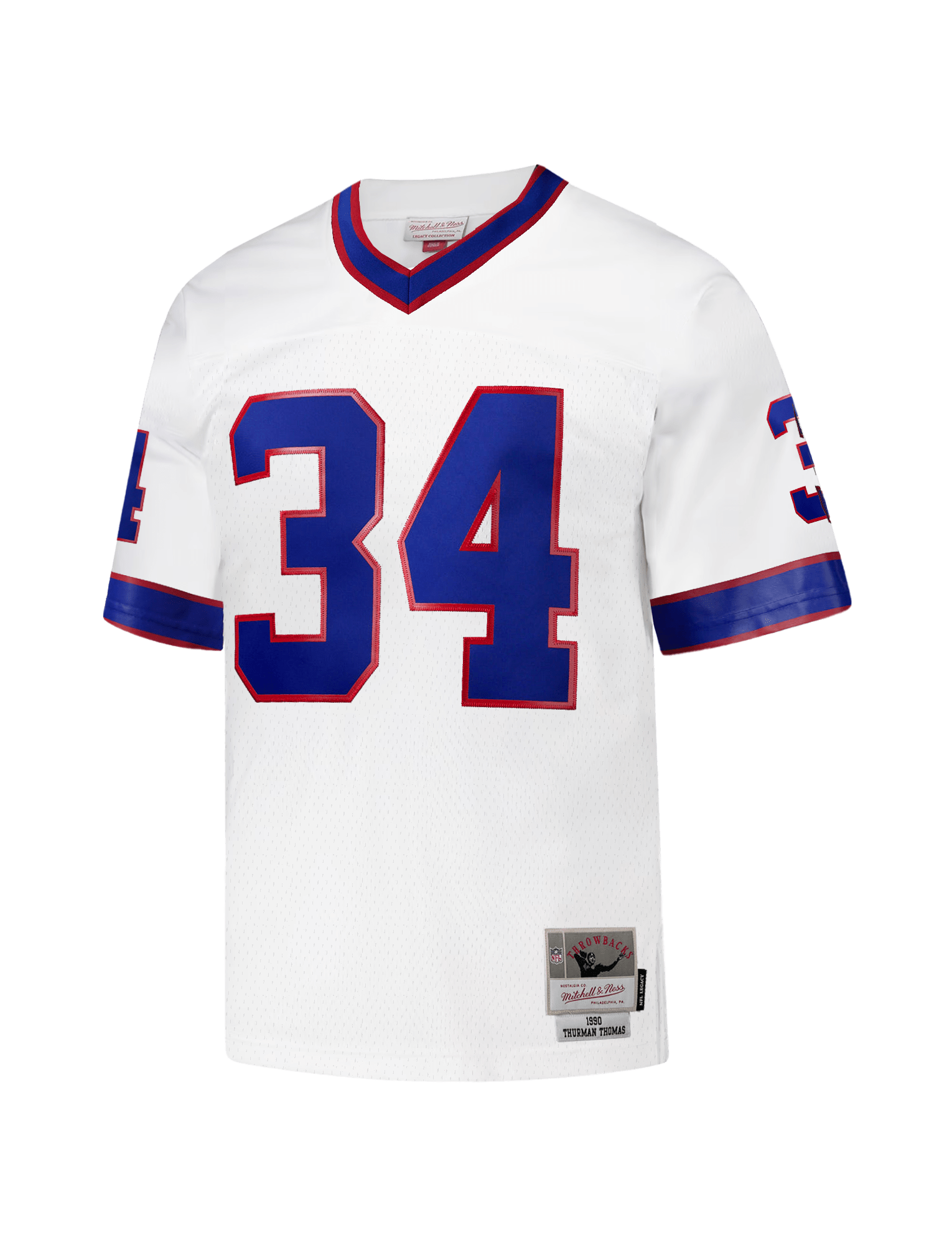 Mitchell And Ness Jerseys Thurman Thomas Buffalo Bills Mitchell & Ness NFL 1990 Legacy Jersey - White