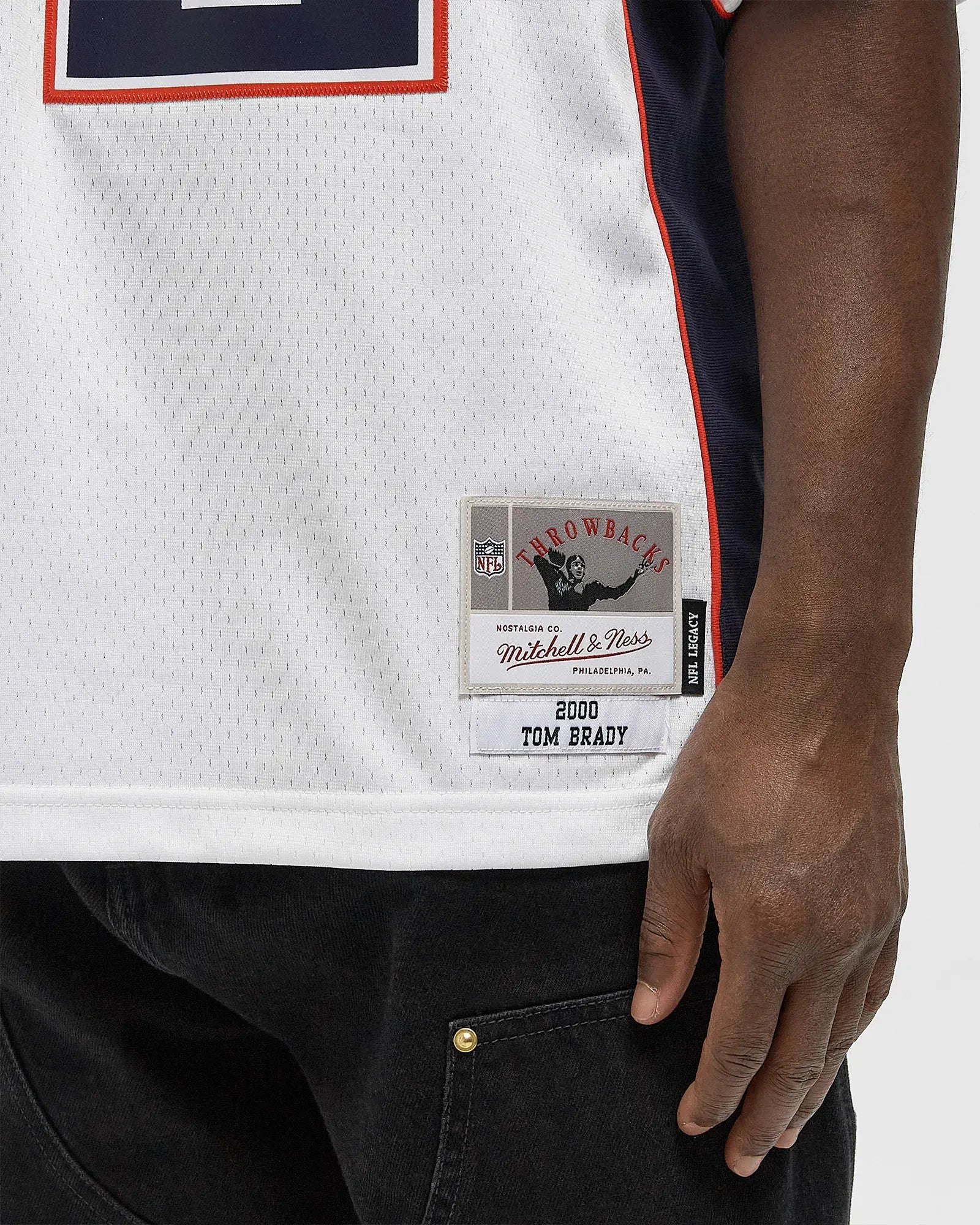 Mitchell And Ness Jerseys Tom Brady New England Patriots Mitchell & Ness NFL 2000 Legacy Jersey - White