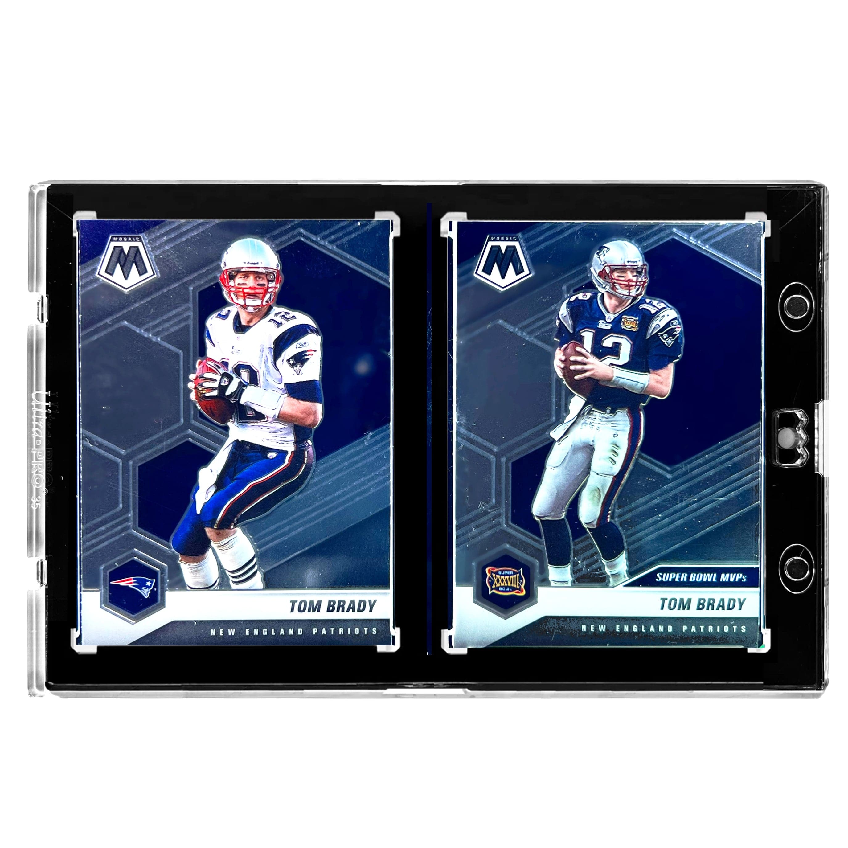 Panini Cards Tom Brady New England Patriots Panini NFL Mosaic 2 Card Set