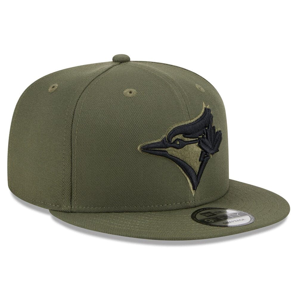 New Era Caps Toronto Blue Jays New Era MLB 2023 Armed Forces 9FIFTY Snapback Hat - Army