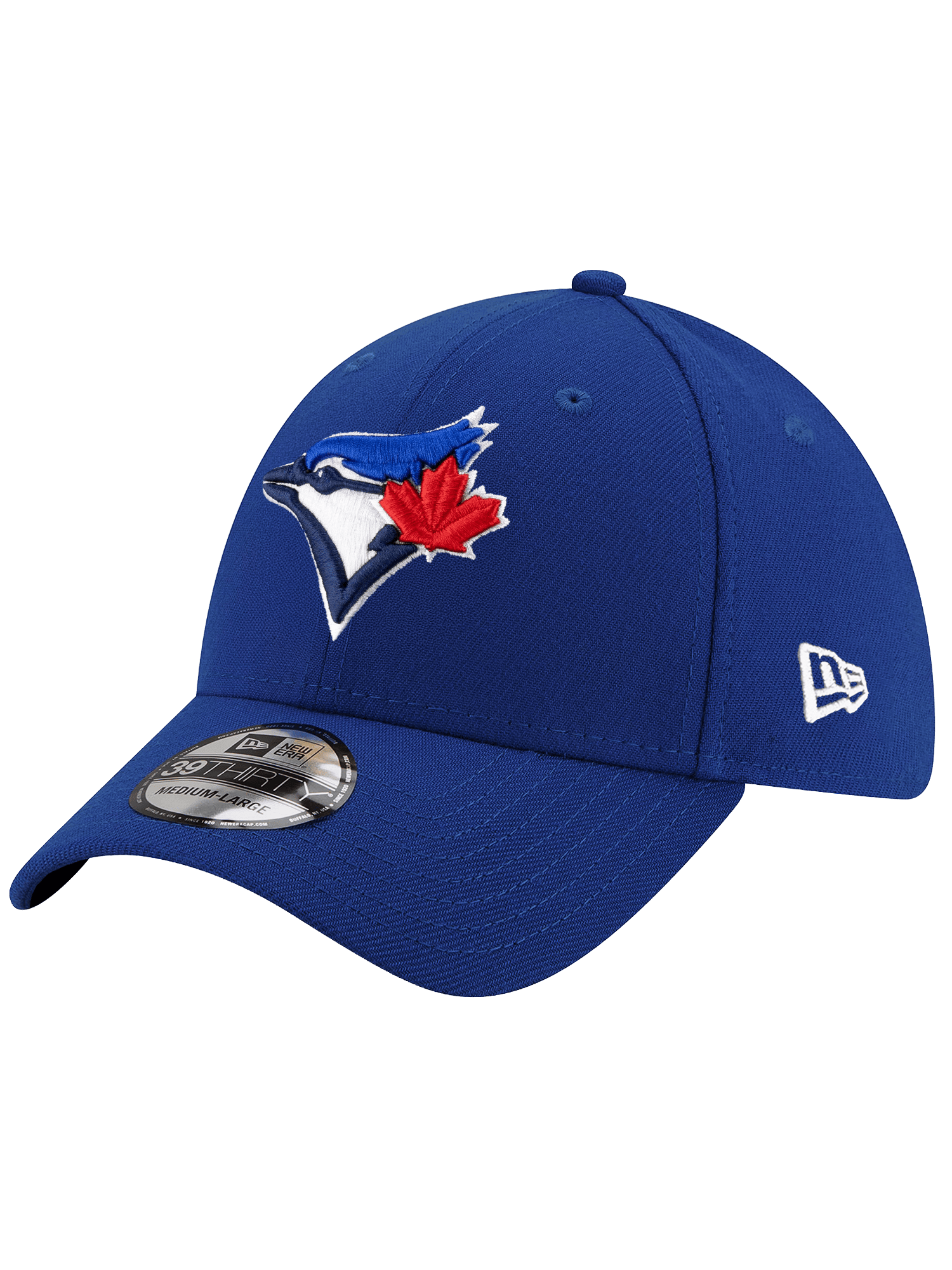 New Era Caps Toronto Blue Jays New Era MLB Team 39THIRTY Stretch-Fit Hat - Blue