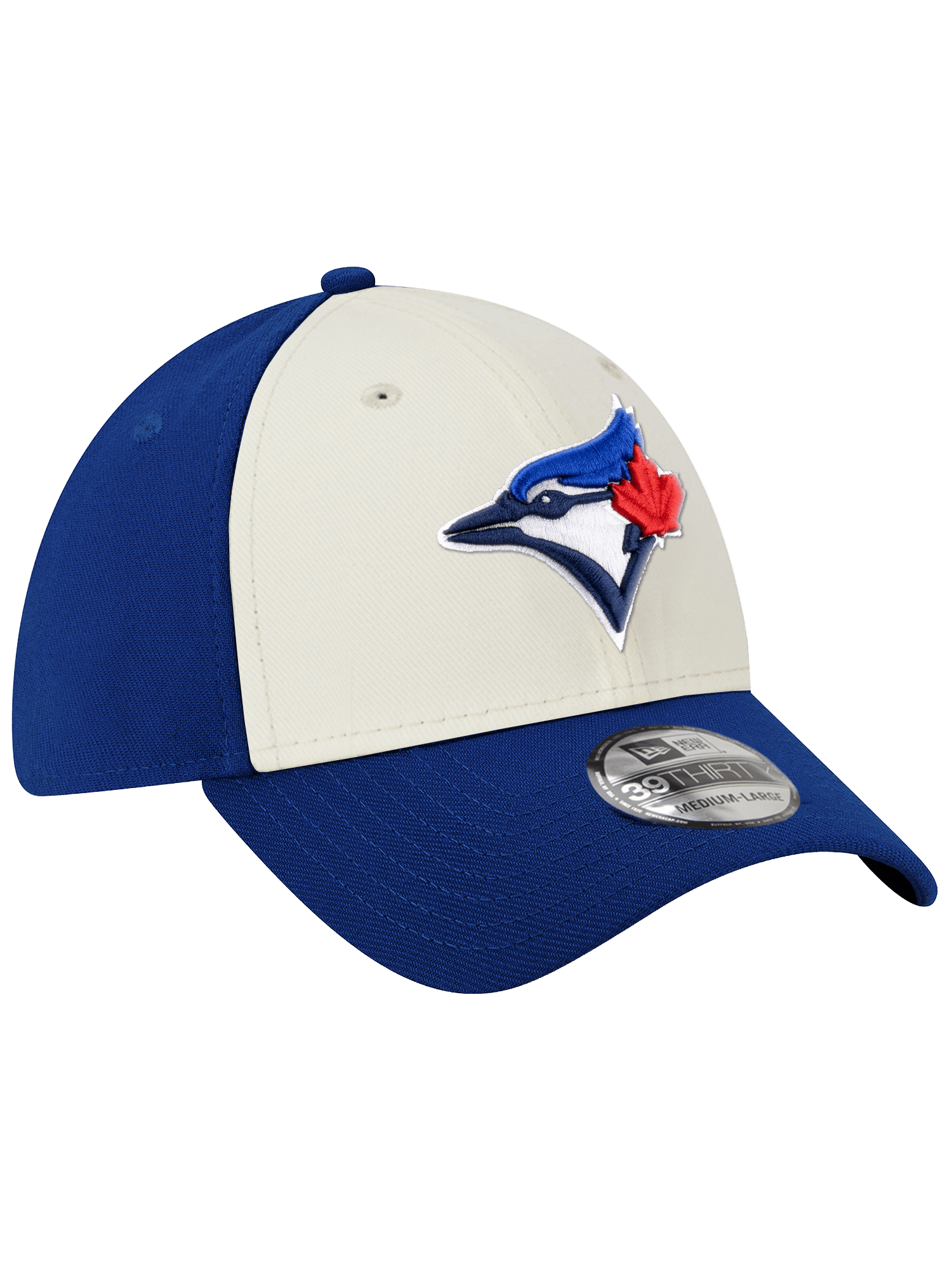 New Era Caps Toronto Blue Jays New Era MLB Team Chrome 39THIRTY Stretch-Fit Hat