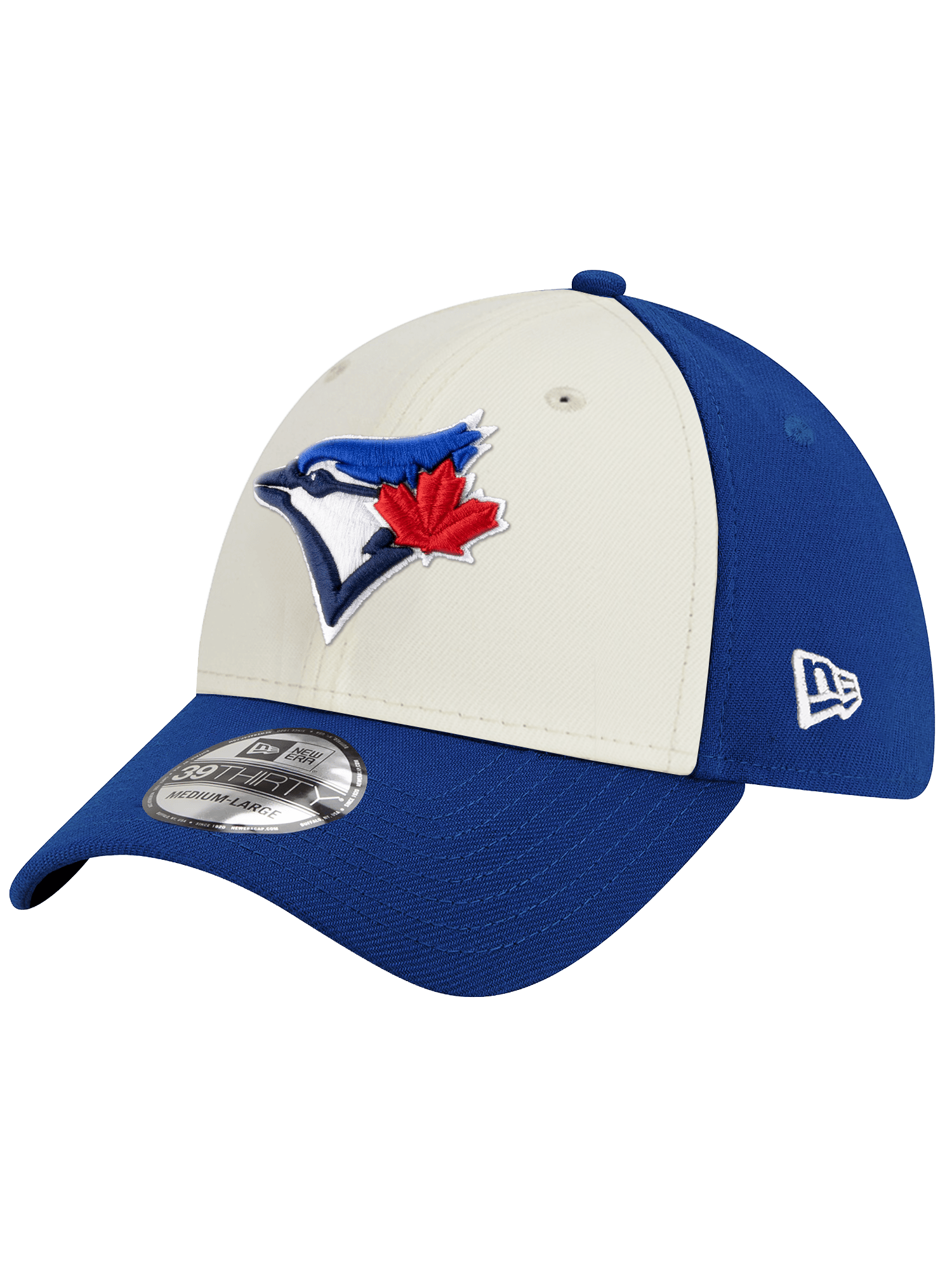 New Era Caps Toronto Blue Jays New Era MLB Team Chrome 39THIRTY Stretch-Fit Hat