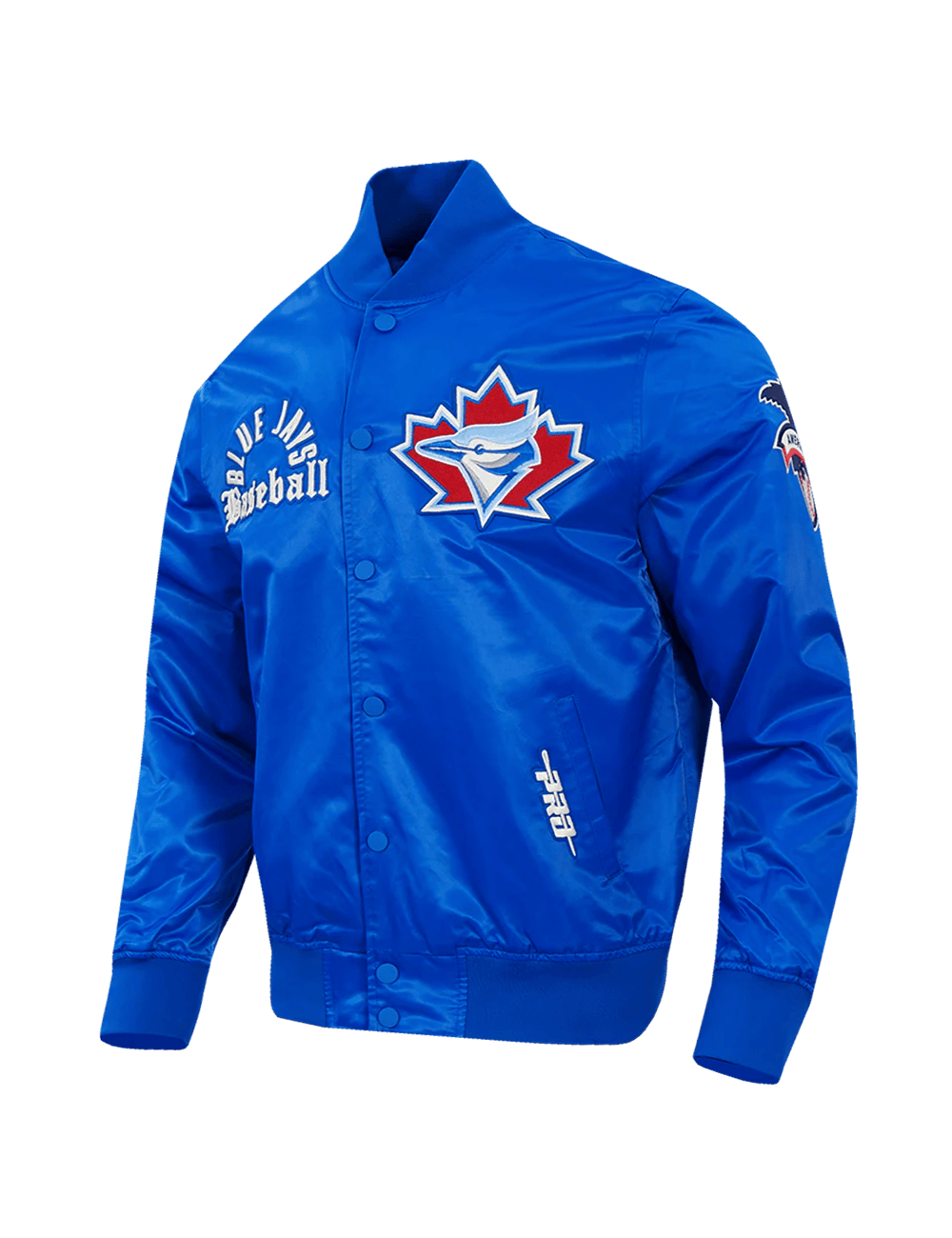 Pro Standard Jackets Toronto Blue Jays Pro Standard MLB Modern Original Lightweight Satin Jacket - Blue