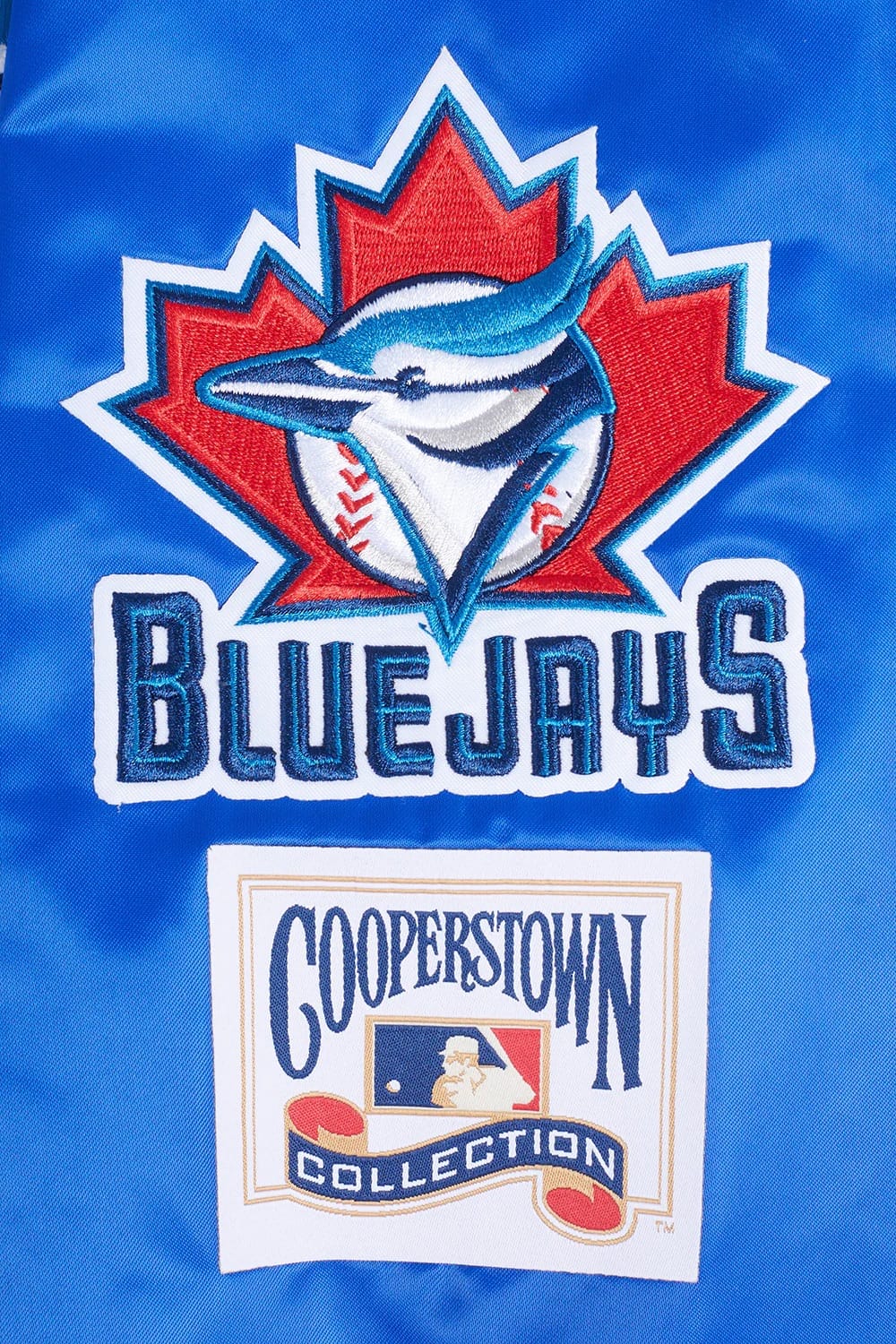 Pro Standard Jackets Toronto Blue Jays Pro Standard MLB Retro Classic Rib Satin Jacket - Blue