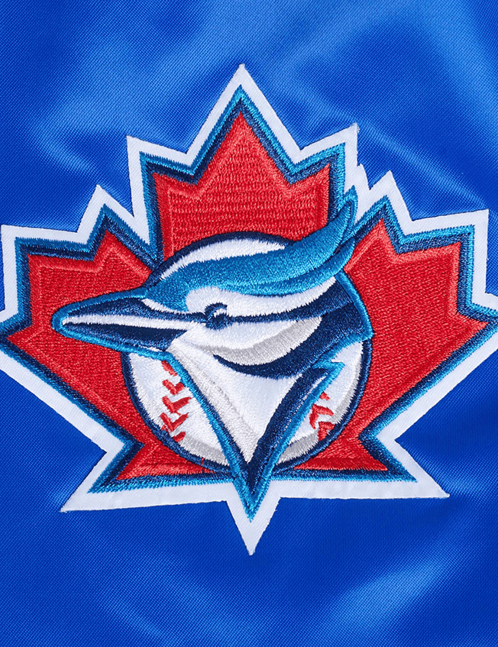 Pro Standard Jackets Toronto Blue Jays Pro Standard MLB Retro Classic Rib Satin Jacket - Blue