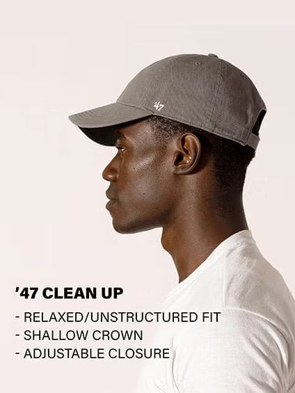 47 Brand Caps Toronto Maple Leafs '47 MLB Team Alt Clean Up Strapback Hat - Navy