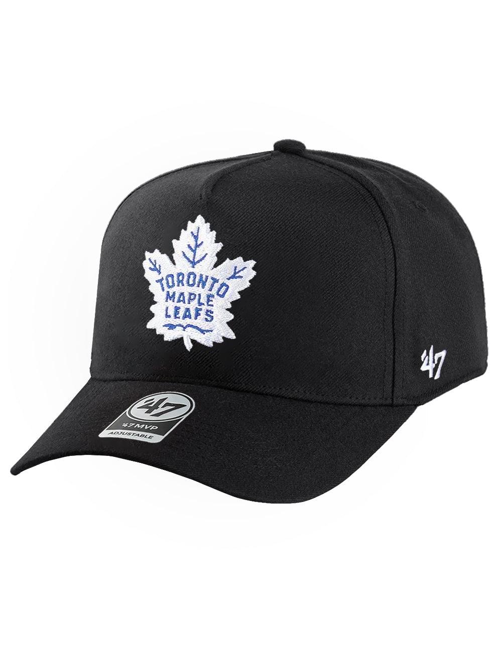 47 Brand Caps Toronto Maple Leafs ’47 NHL Team MVP DT Snapback Hat - Black