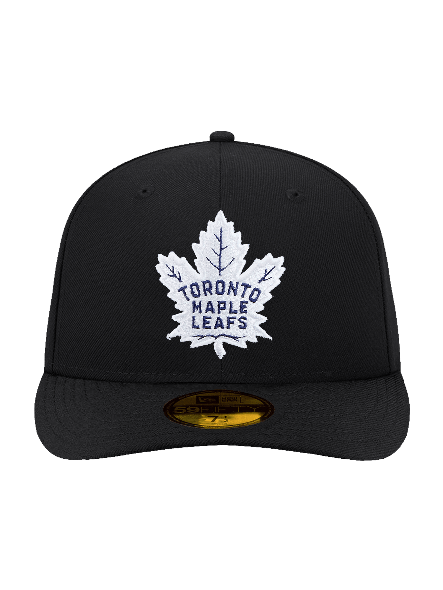 New Era Caps Toronto Maple Leafs New Era NHL Team 59FIFTY Pre-Curved Fitted Hat - Black