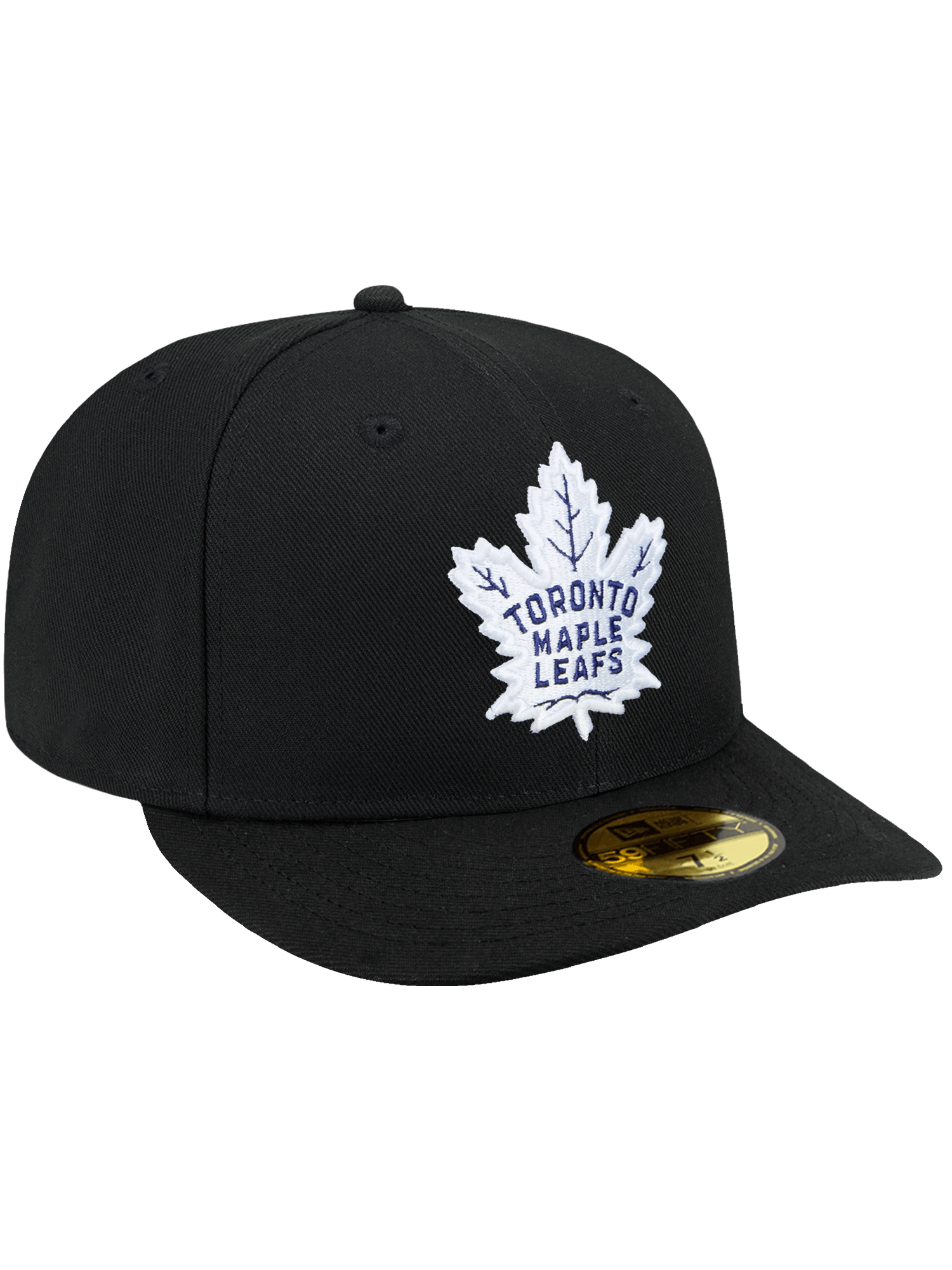 New Era Caps Toronto Maple Leafs New Era NHL Team 59FIFTY Pre-Curved Fitted Hat - Black