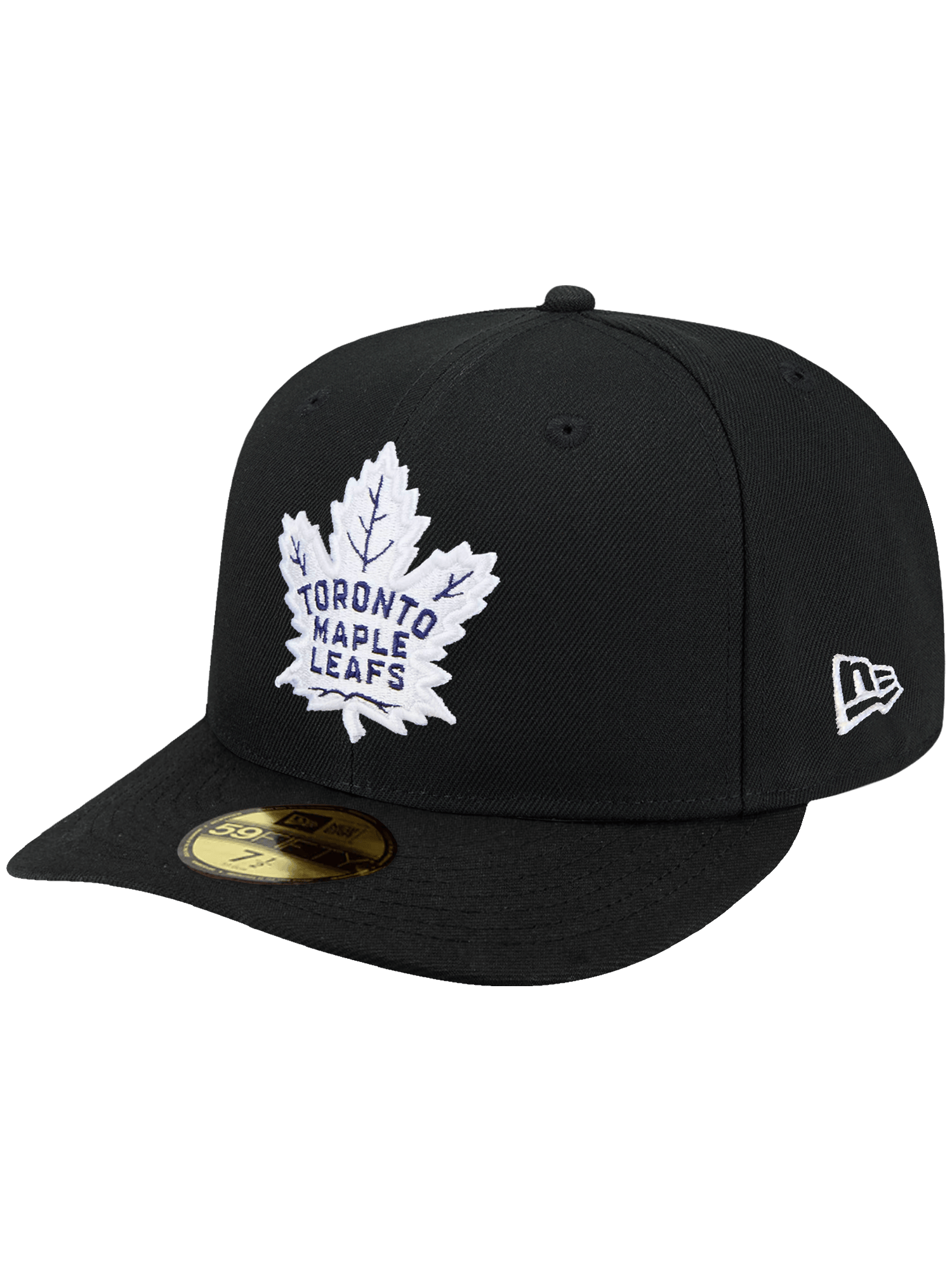New Era Caps Toronto Maple Leafs New Era NHL Team 59FIFTY Pre-Curved Fitted Hat - Black