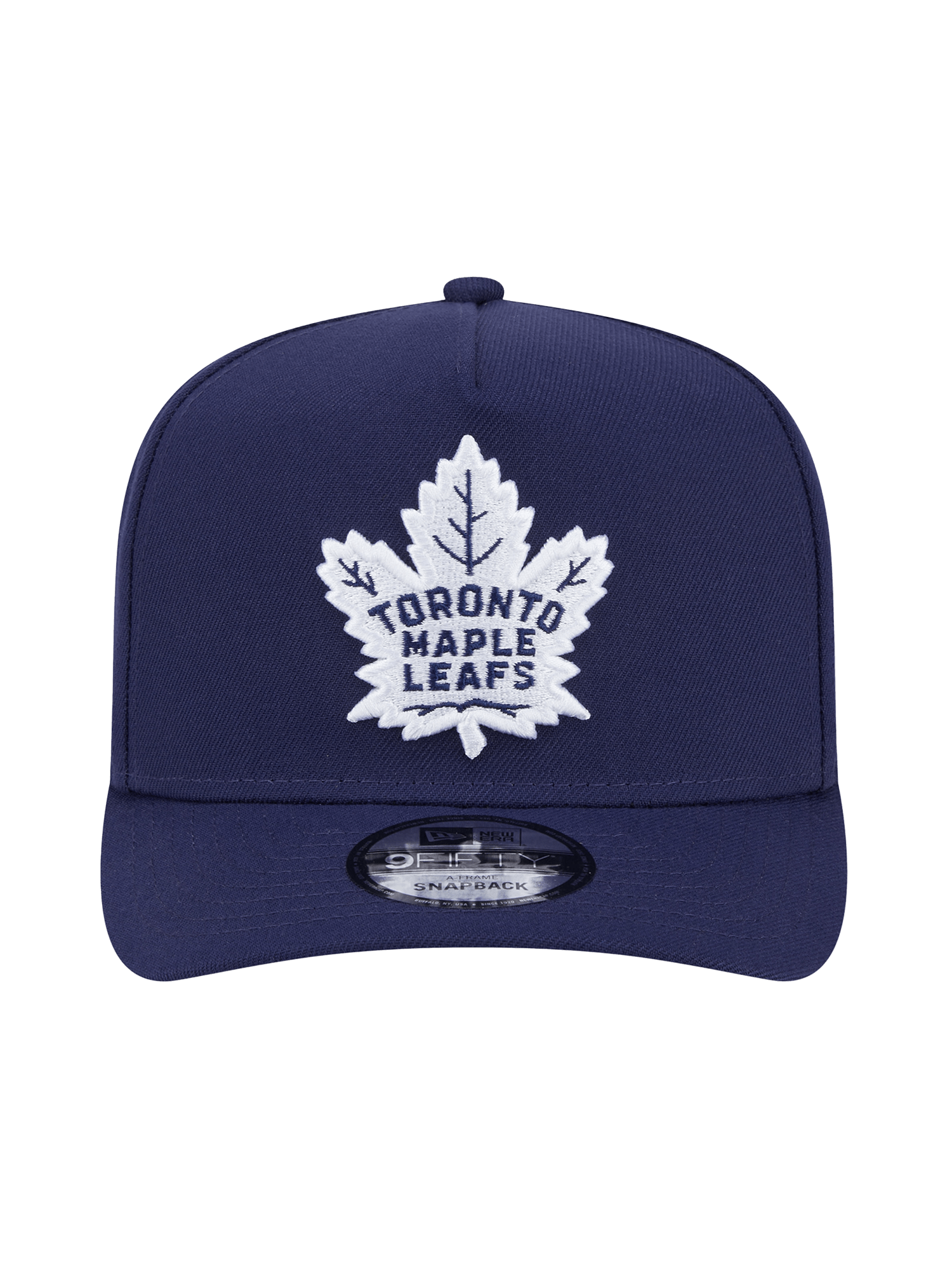 New Era Caps Toronto Maple Leafs New Era NHL Team Pre-Curved 9FIFTY A-Frame Snapback Hat - Navy