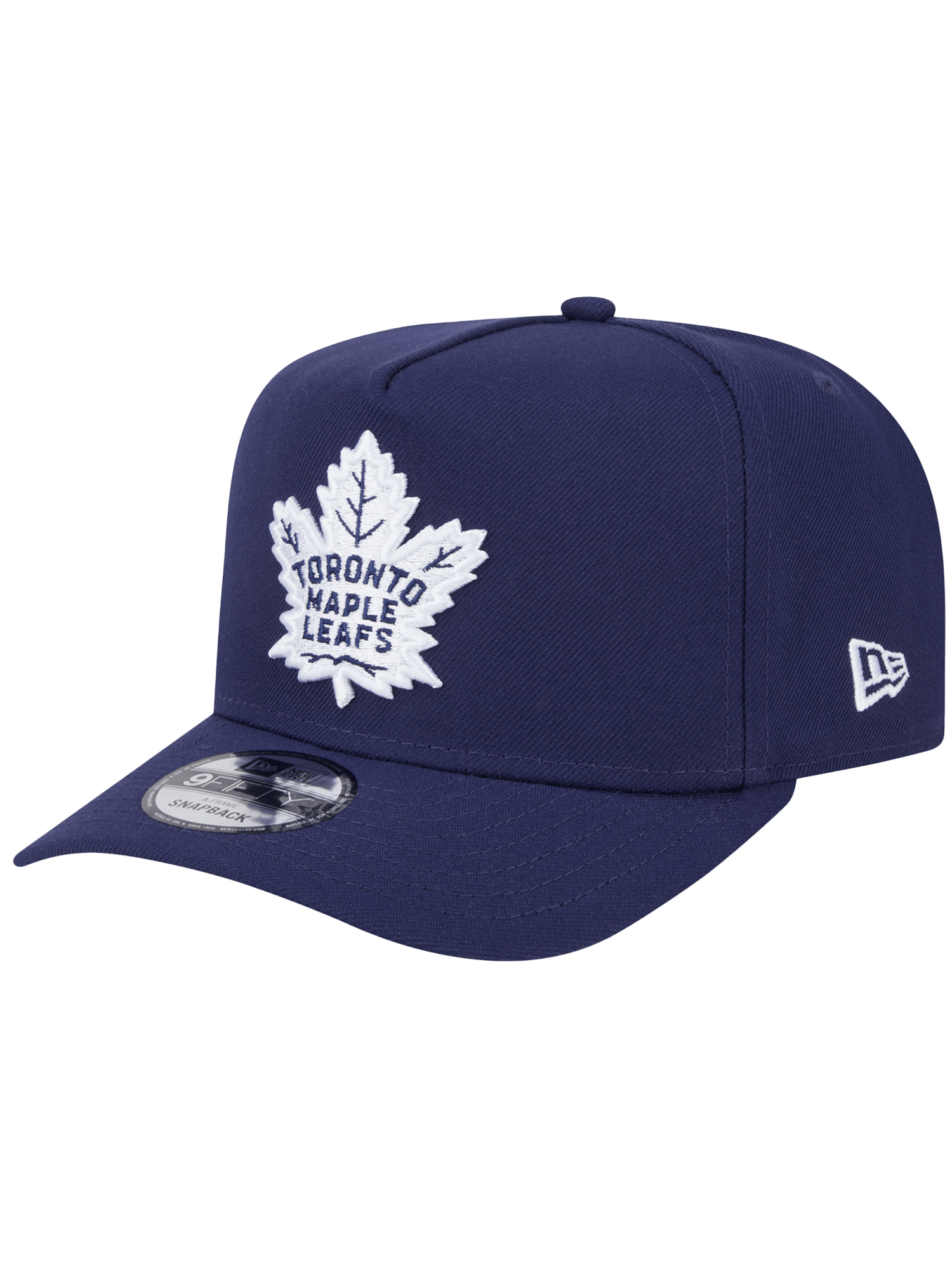 New Era Caps Toronto Maple Leafs New Era NHL Team Pre-Curved 9FIFTY A-Frame Snapback Hat - Navy