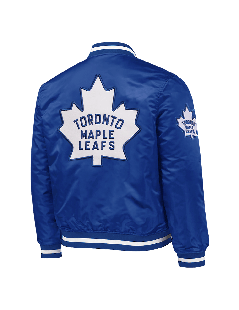 Pro Standard Jackets Toronto Maple Leafs Pro Standard NHL Retro Classic Lightweight Satin Jacket - Blue