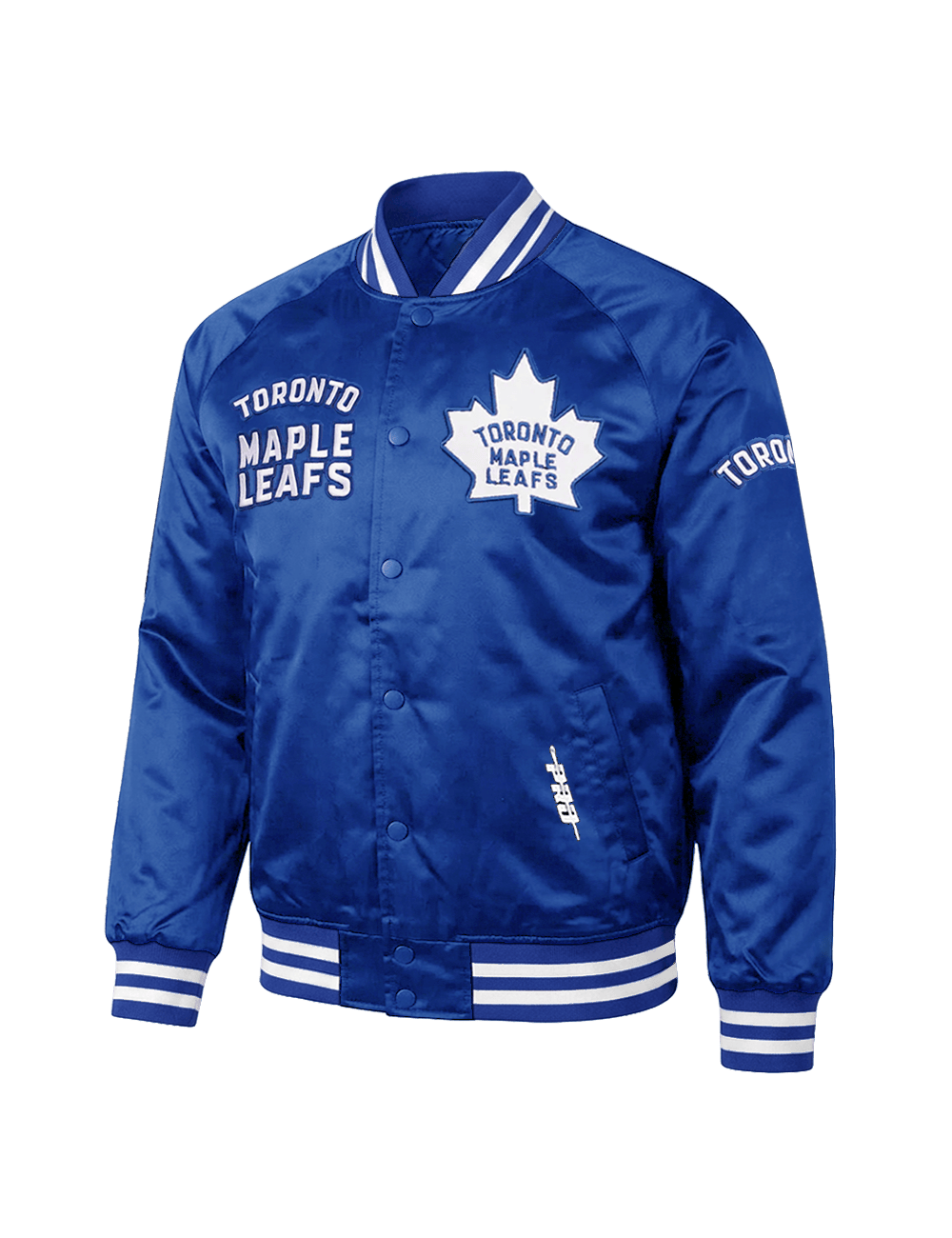 Pro Standard Jackets Toronto Maple Leafs Pro Standard NHL Retro Classic Lightweight Satin Jacket - Blue
