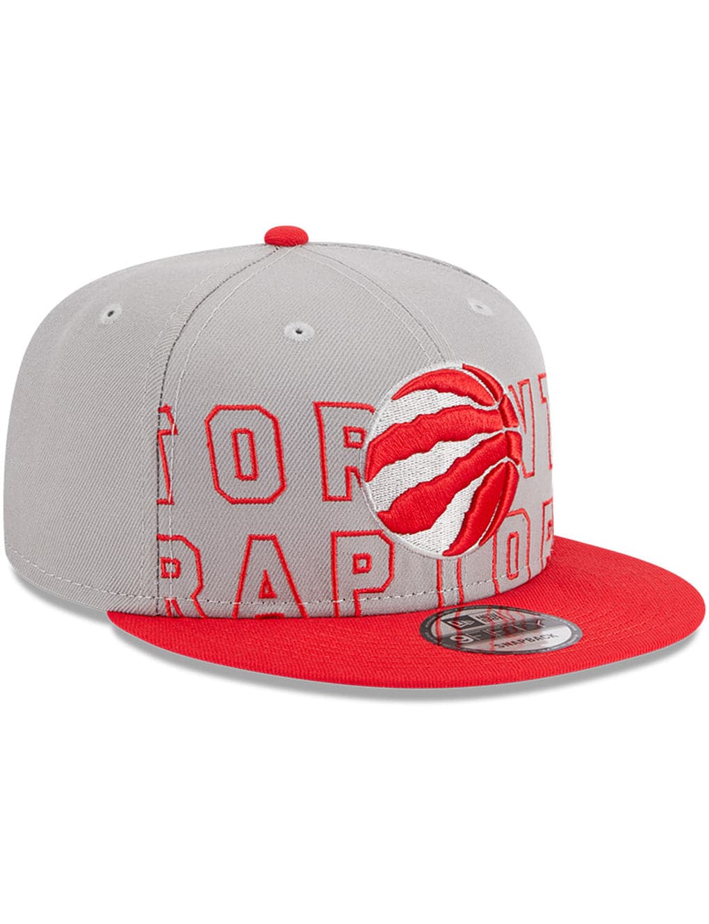 New Era Caps Toronto Raptors New Era NBA 23 Draft 9FIFTY Snapback Hat - Grey