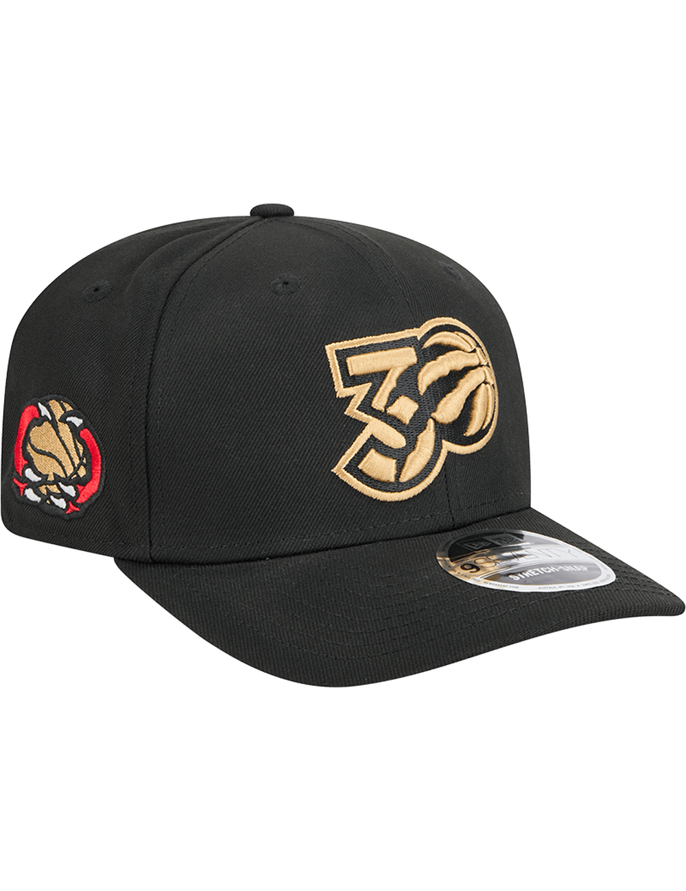 New Era Caps Toronto Raptors New Era NBA 24-25 City Edition Alt 9SEVENTY Snapback Hat - Black