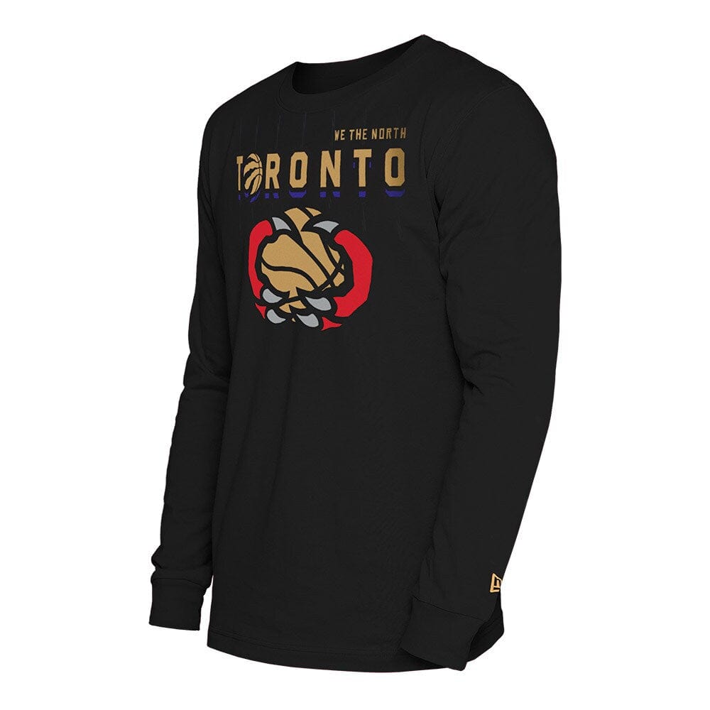 New Era T-Shirts Toronto Raptors New Era NBA 24-25 City Edition Long Sleeve T-Shirt - Black