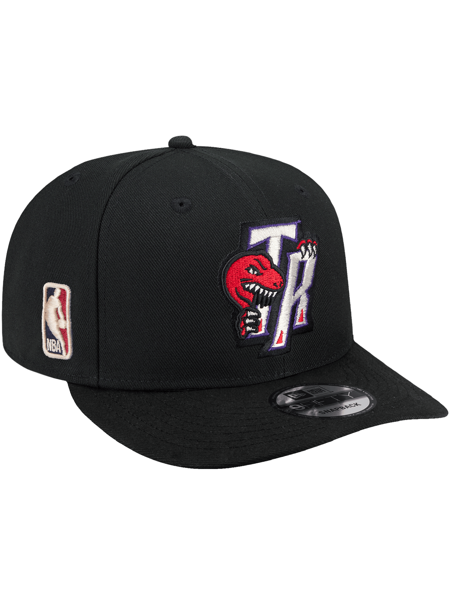 New Era Caps Toronto Raptors New Era NBA HWC 9FIFTY Pre-Curved Snapback Hat - Black