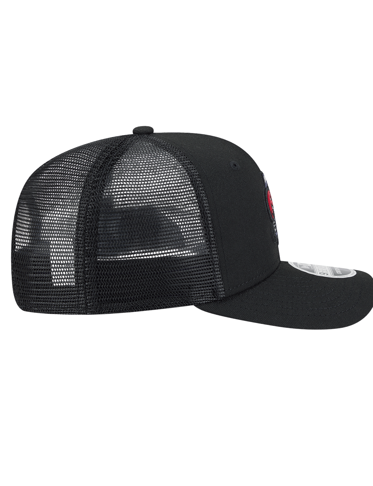 New Era Caps Toronto Raptors New Era NBA HWC 9SEVENTY Trucker Stretch Snapback Hat - Black