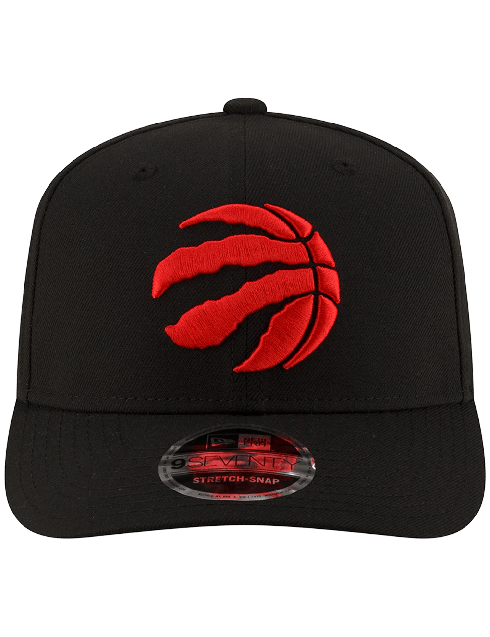 New Era Caps Toronto Raptors New Era NBA Team 9SEVENTY Stretch-Snapback Hat - Black