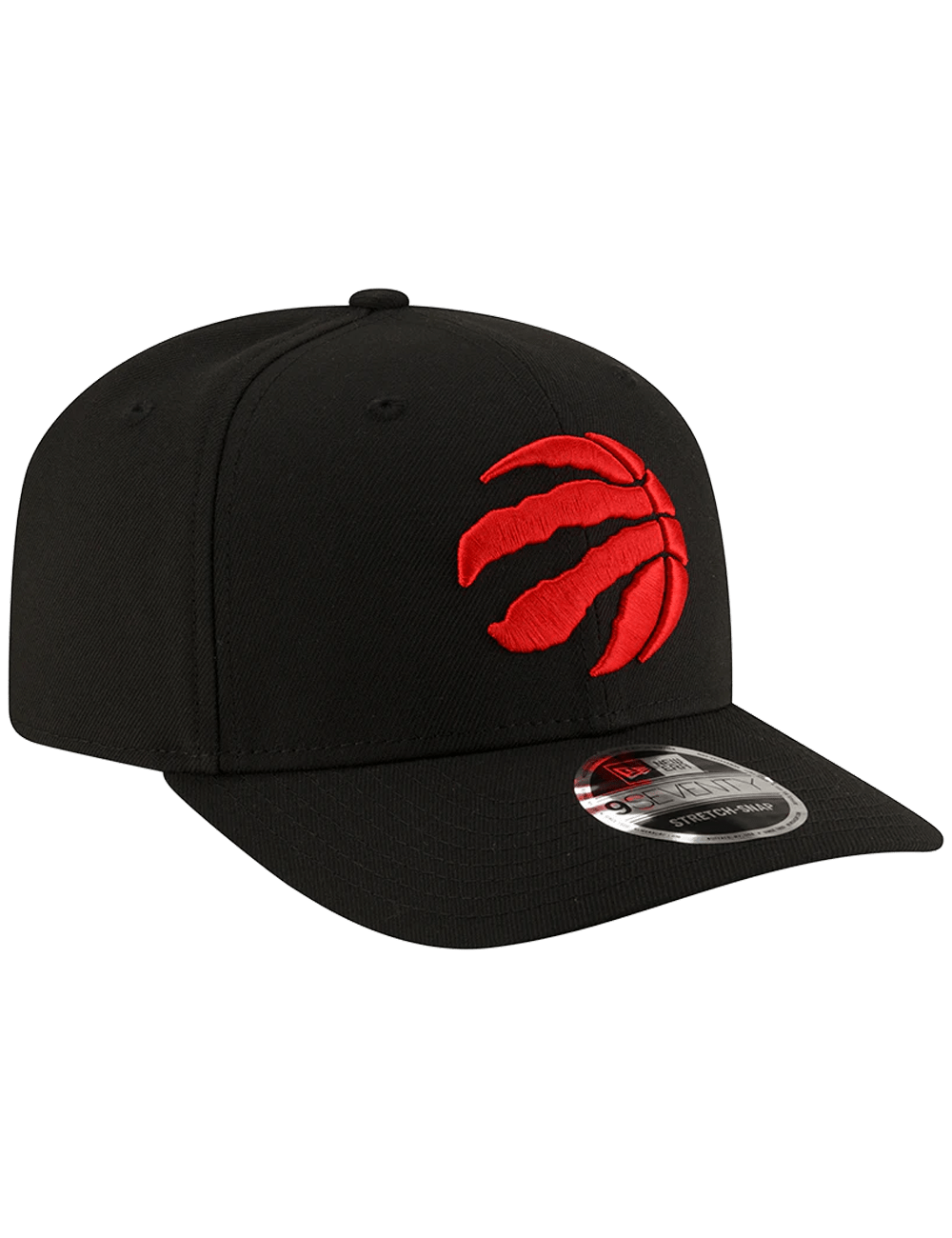 New Era Caps Toronto Raptors New Era NBA Team 9SEVENTY Stretch-Snapback Hat - Black