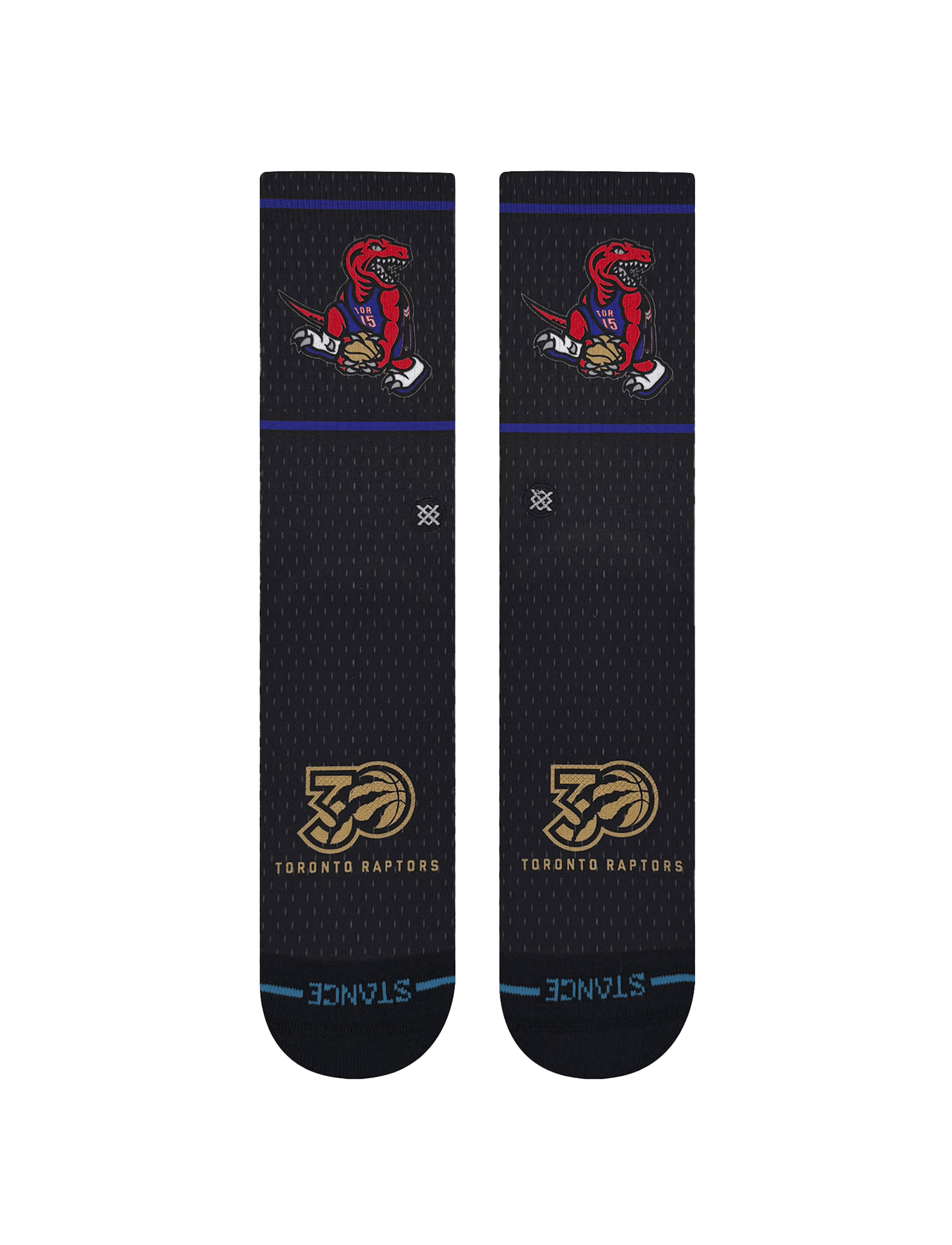 Stance Socks Large (9-12 US) Toronto Raptors Stance NBA 24-25 City Edition Crew Socks